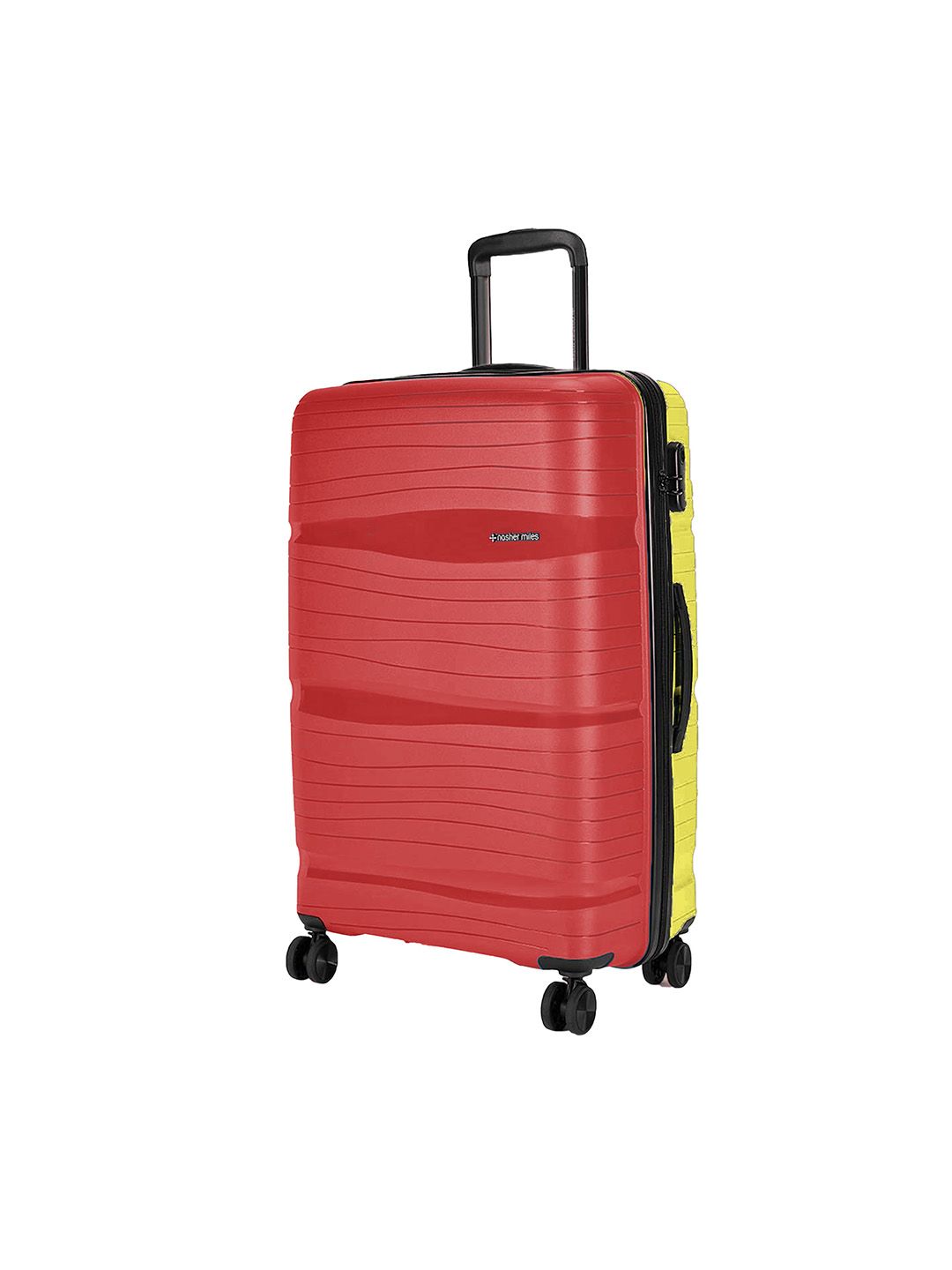 Nasher Miles Textured Hard-Sided Large Trolley Suitcase-picture-5