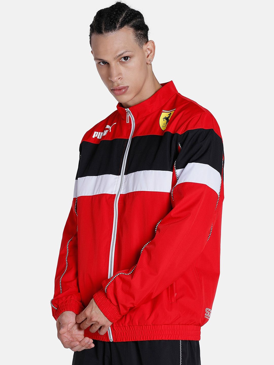 PUMA Motorsport Men Ferrari Race SDS Regular Fit Sports Jacket