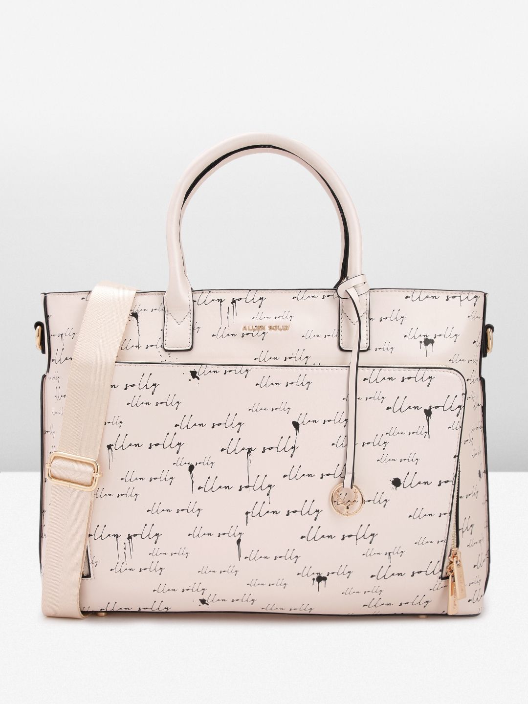 Allen Solly Brand Logo Print Laptop cum Shoulder Bag Price History