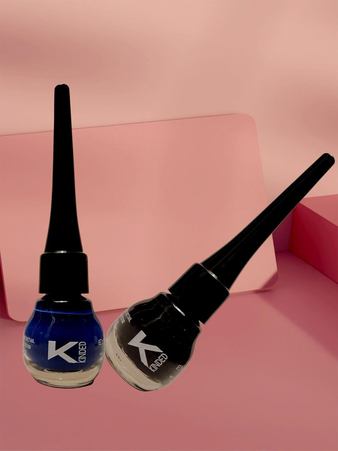 KINDED Set of 2 Smudge Proof Liquid Eye Liner 5ml Each - Midnight Black 01 & Royal Blue 04-image-39
