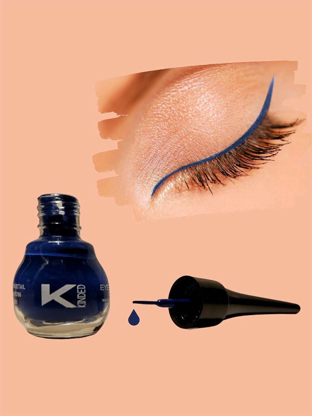 KINDED Smudge Proof & Long Lasting Matte Liquid Eye Liner 5 ml - Royal Blue 04-image-47