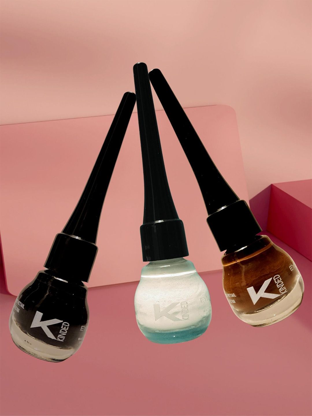 KINDED Set Of 3 Smudge Proof Long-Lasting Matte Finish Liquid Eyeliner - 5ml each-picture-9
