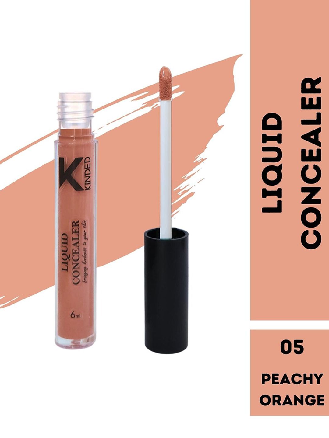 KINDED Full Coverage Creamy Matte Liquid Concealer 6 ml- Peachy Orange 05-image-7