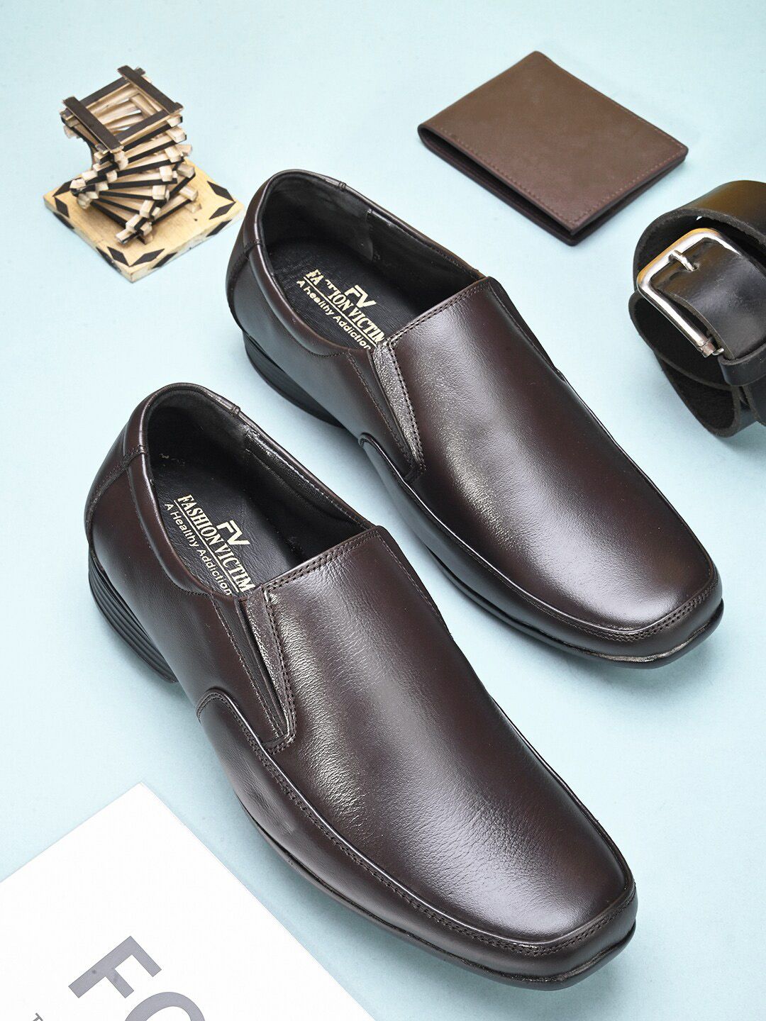 Fashion Victim Men Leather Formal Slip-On Shoes-picture-32