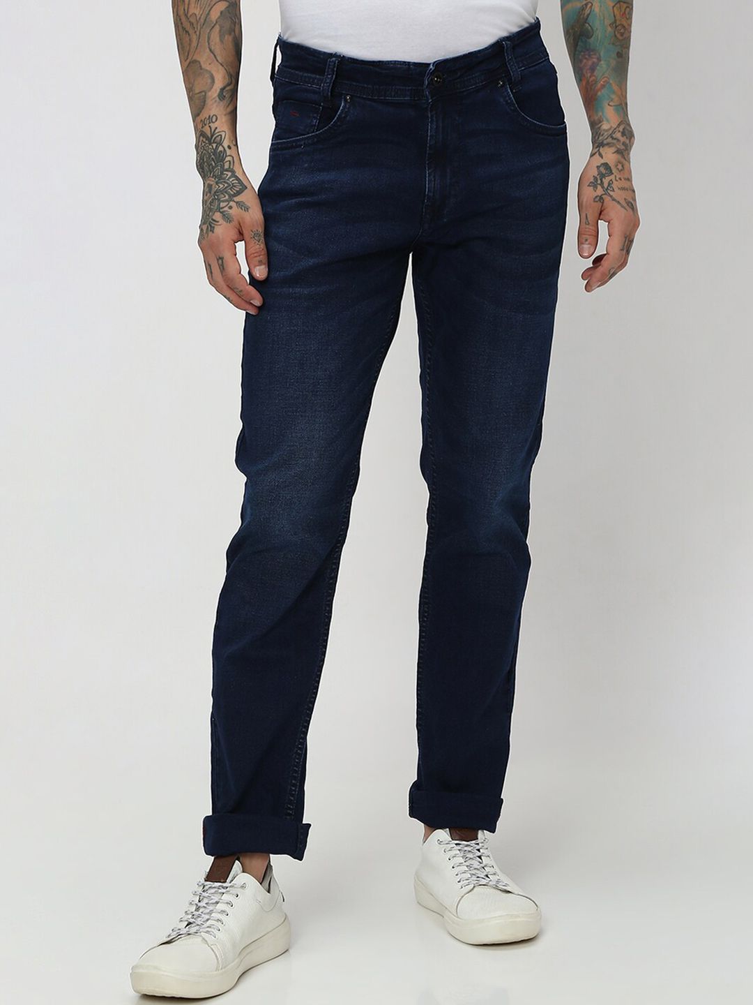 Mufti Men Straight Fit Stretchable Jeans - Price History