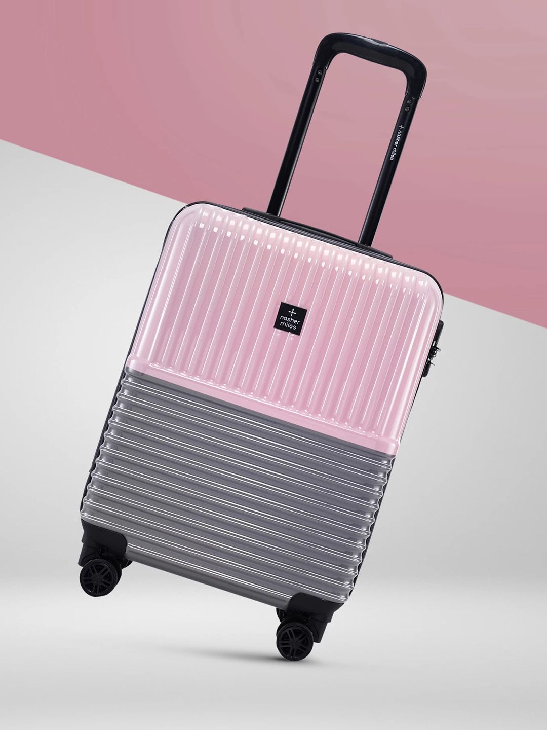 Nasher Miles Istanbul Colourblocked Hard-Sided Cabin Trolley Suitcase 47 L-picture-29