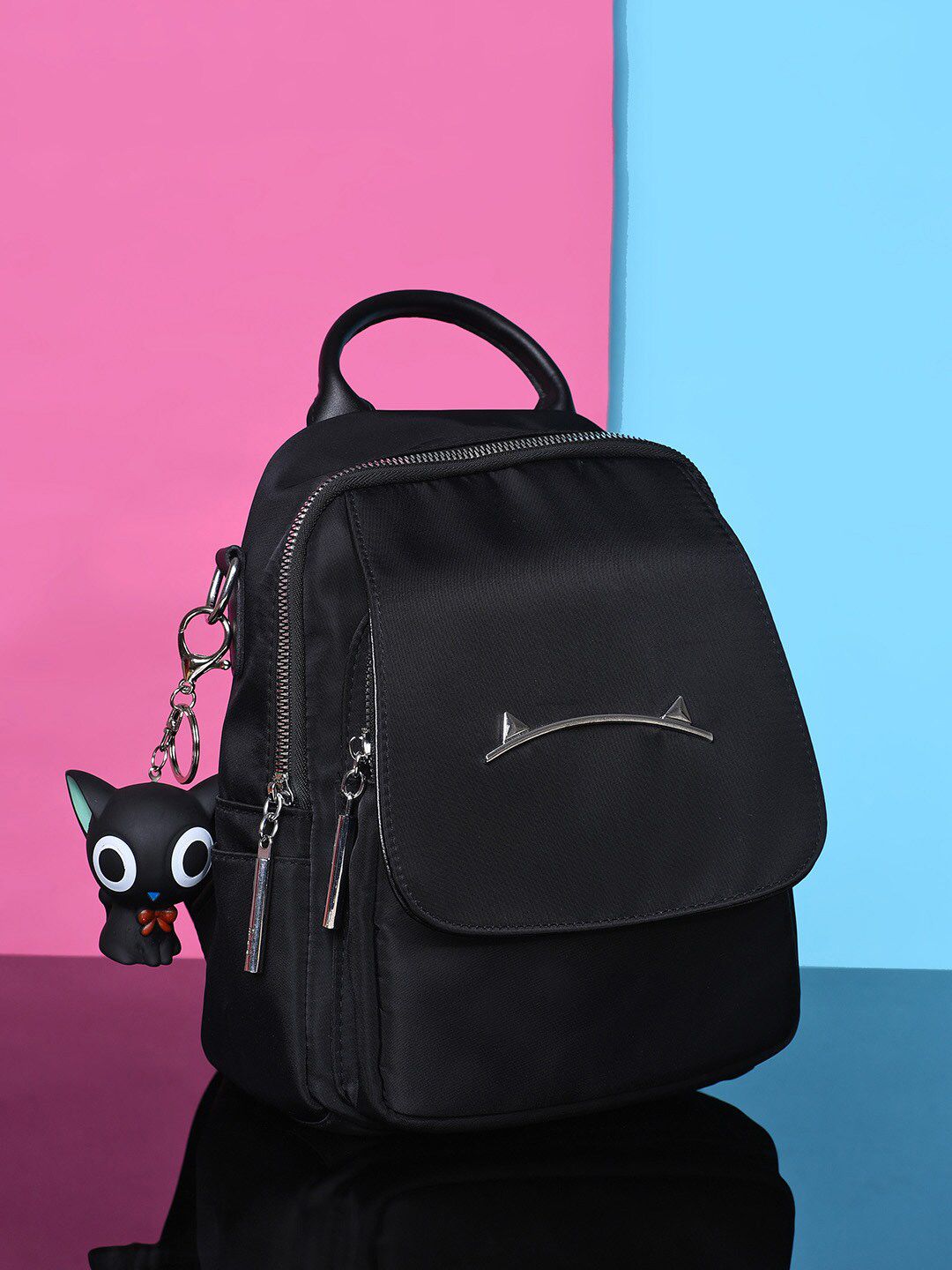 HAUTE SAUCE by  Campus Sutra Women Solid Backpack-image-36