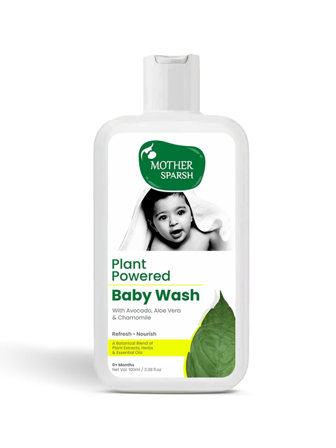 Mother Sparsh Plant Powered Natural Hydrating Baby Wash with Avocado Oil  - 100 ml-picture-35