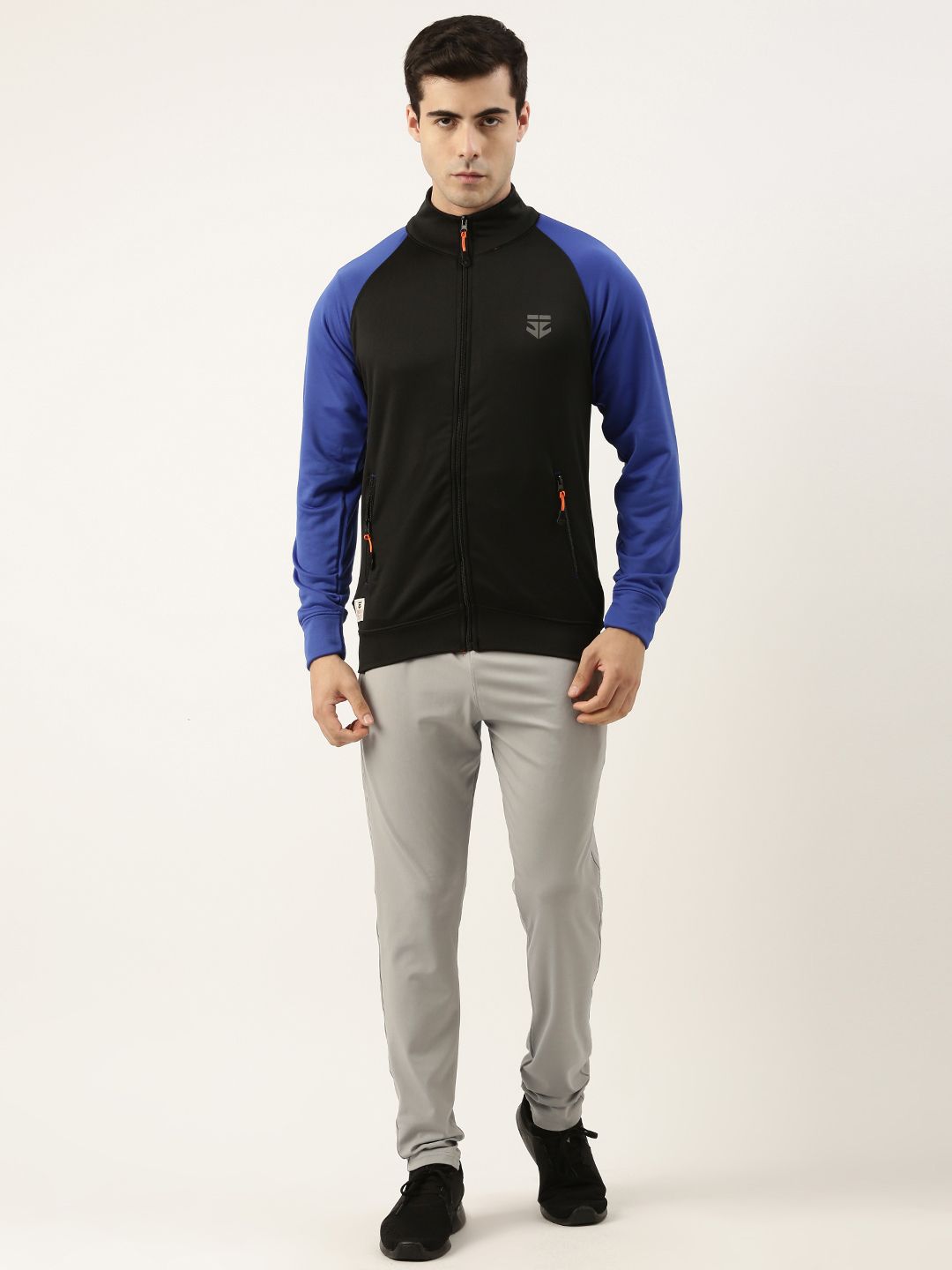 Sports52 wear Men Colourblocked Track Jacket With Joggers Training Tracksuit-image-24