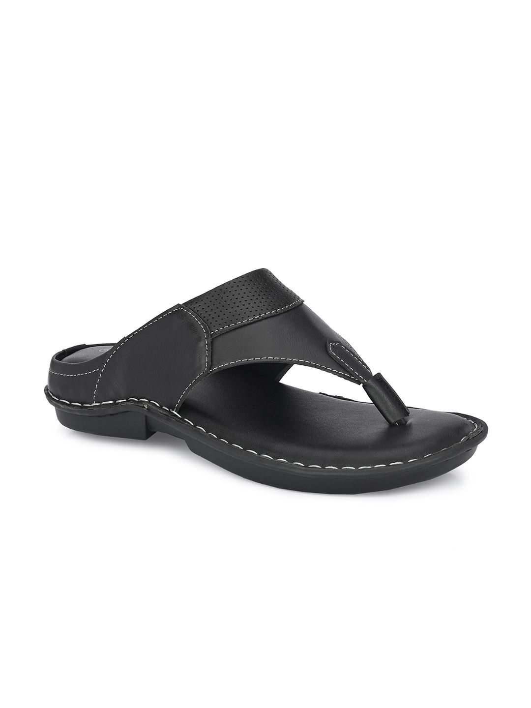Azzaro Black Men Open Toe Comfort Sandals-picture-20