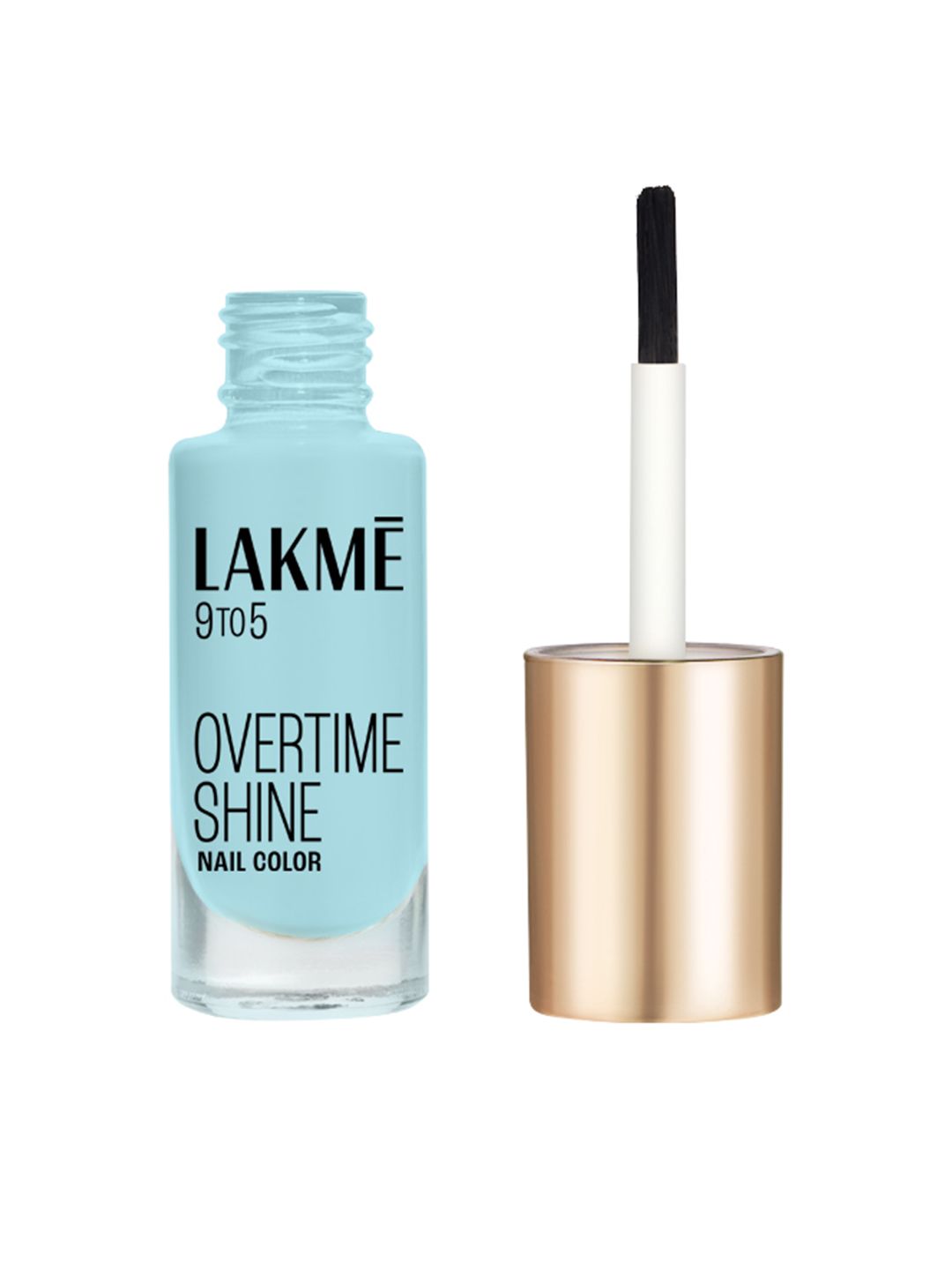Lakme 9 to 5 Long Lasting Primer + Gloss Nail Color 6 ml - Sky Blue-image-12