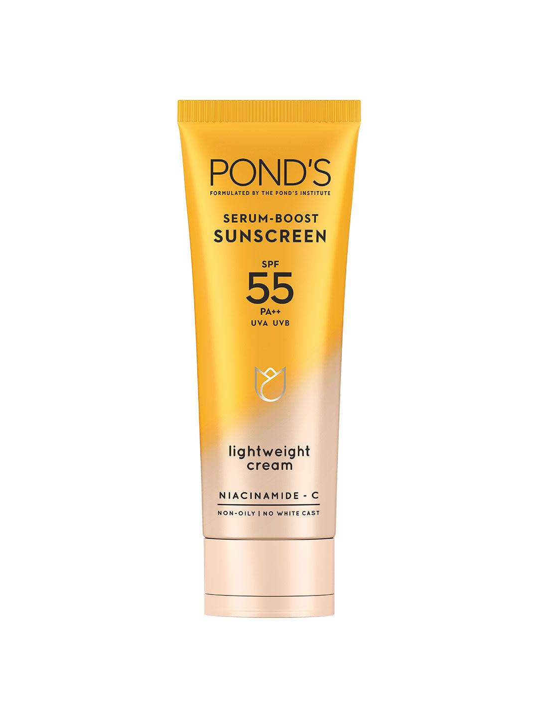 Ponds SPF 55 PA++ UVA UVB Serum Boost Sunscreen with Niacinamide C - 100 g-image-1