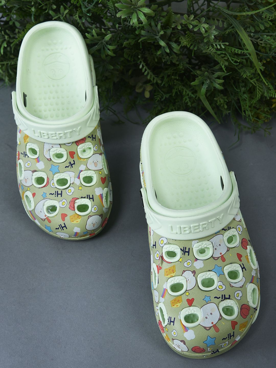 Liberty Kids Conversational Printed Clogs-picture-42