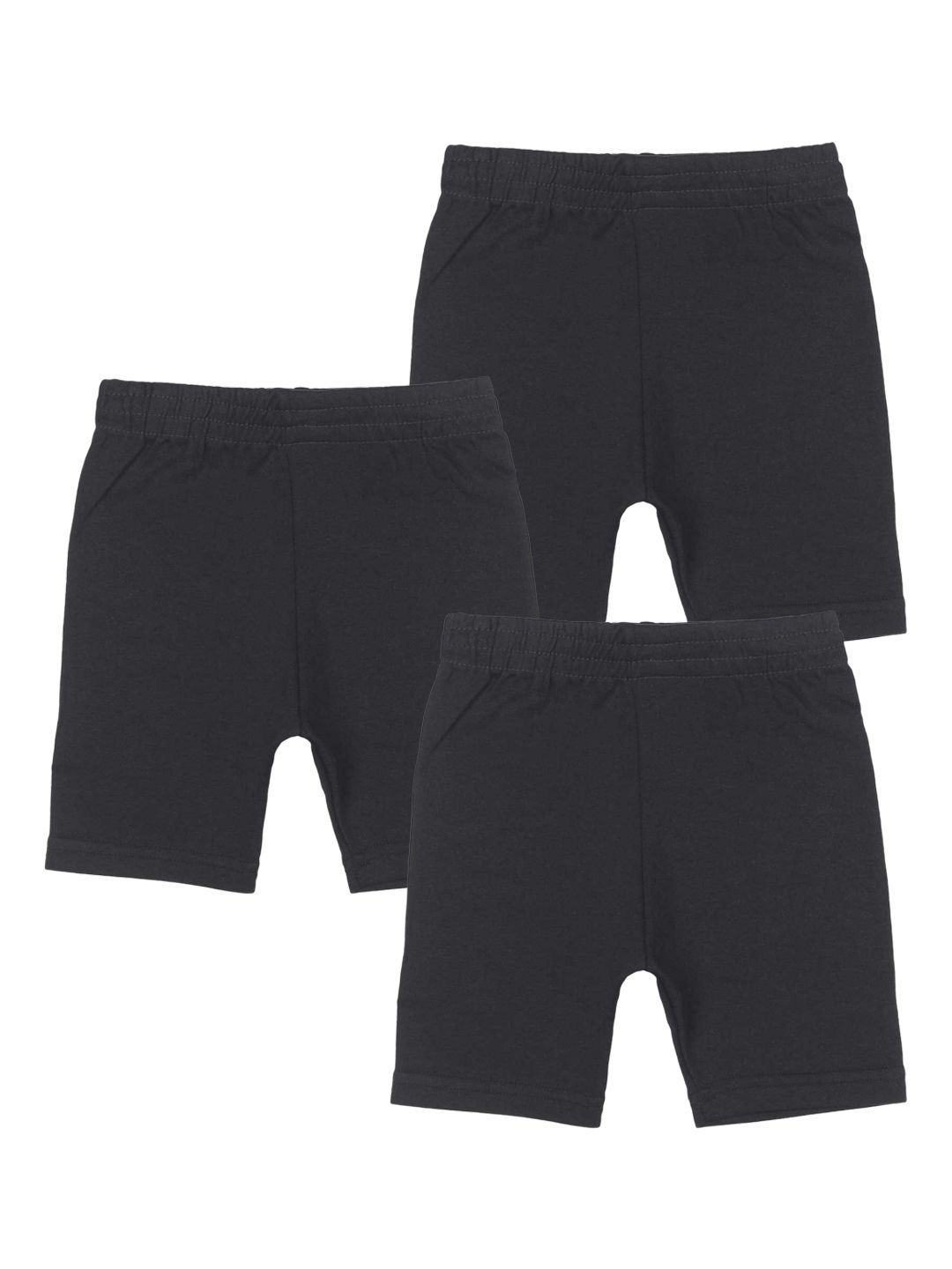 Bodycare Kids Girls Cotton Pack Of 3 Sports Shorts-picture-12