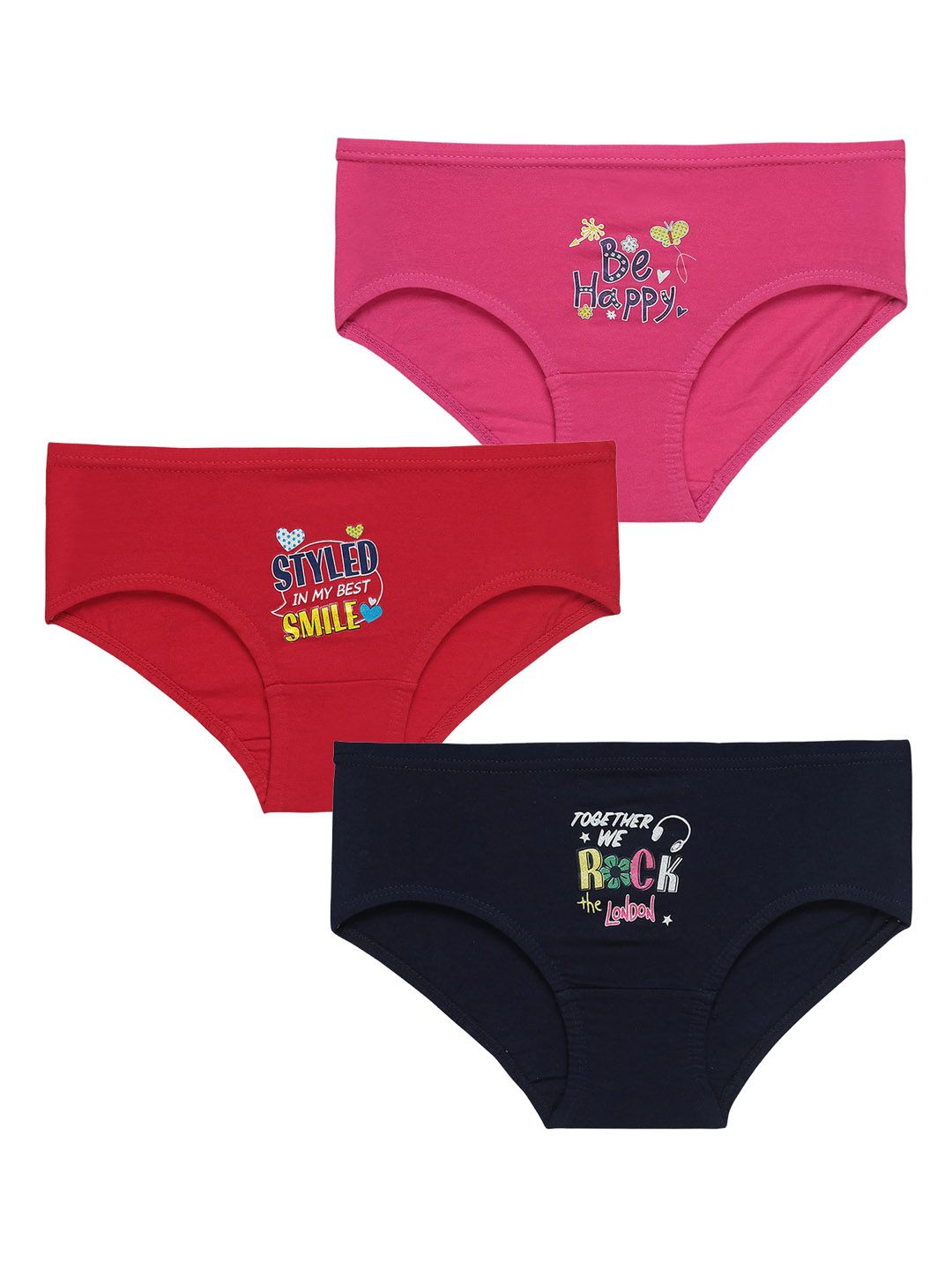 Bodycare Kids Pack Of 6 Assorted Cotton Hipster Briefs-picture-18