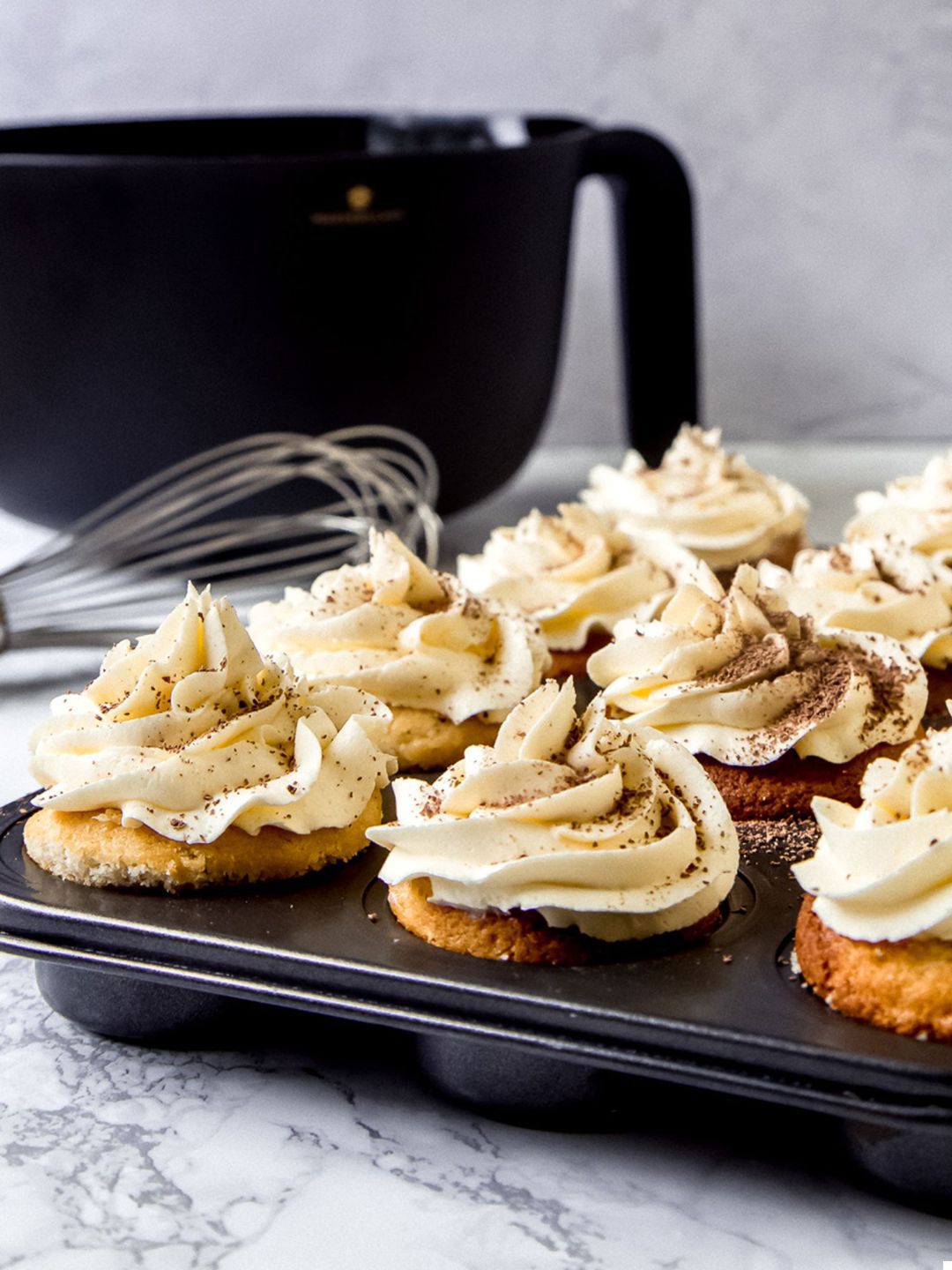 MasterClass Grey Non-Stick 12 Hole Deep Baking Pan