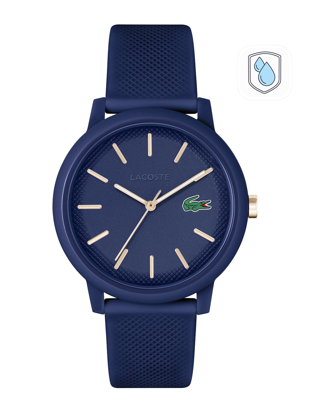 Lacoste Men Brass Dial & Straps Analogue Watch 2011234