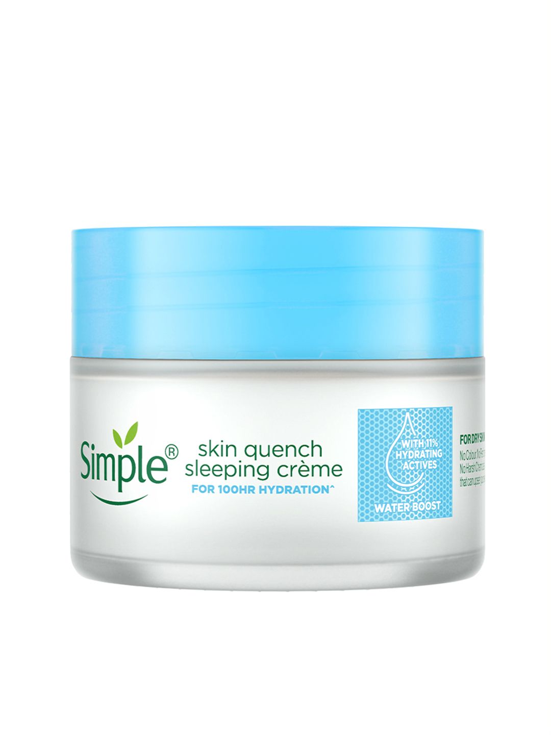 Simple Water Boost Skin Quench Sleeping Creme for Dry Sensitive Skin with Pentavitin - 40g-image-19