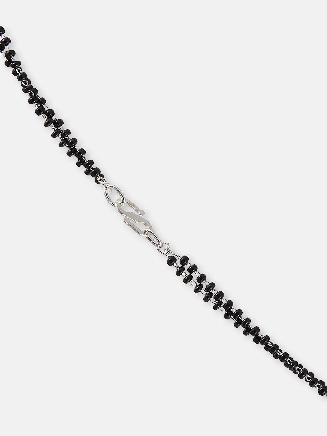 ATIBELLE Set Of 2 Gold-Plated Stone-Studded & Beaded Mangalsutra