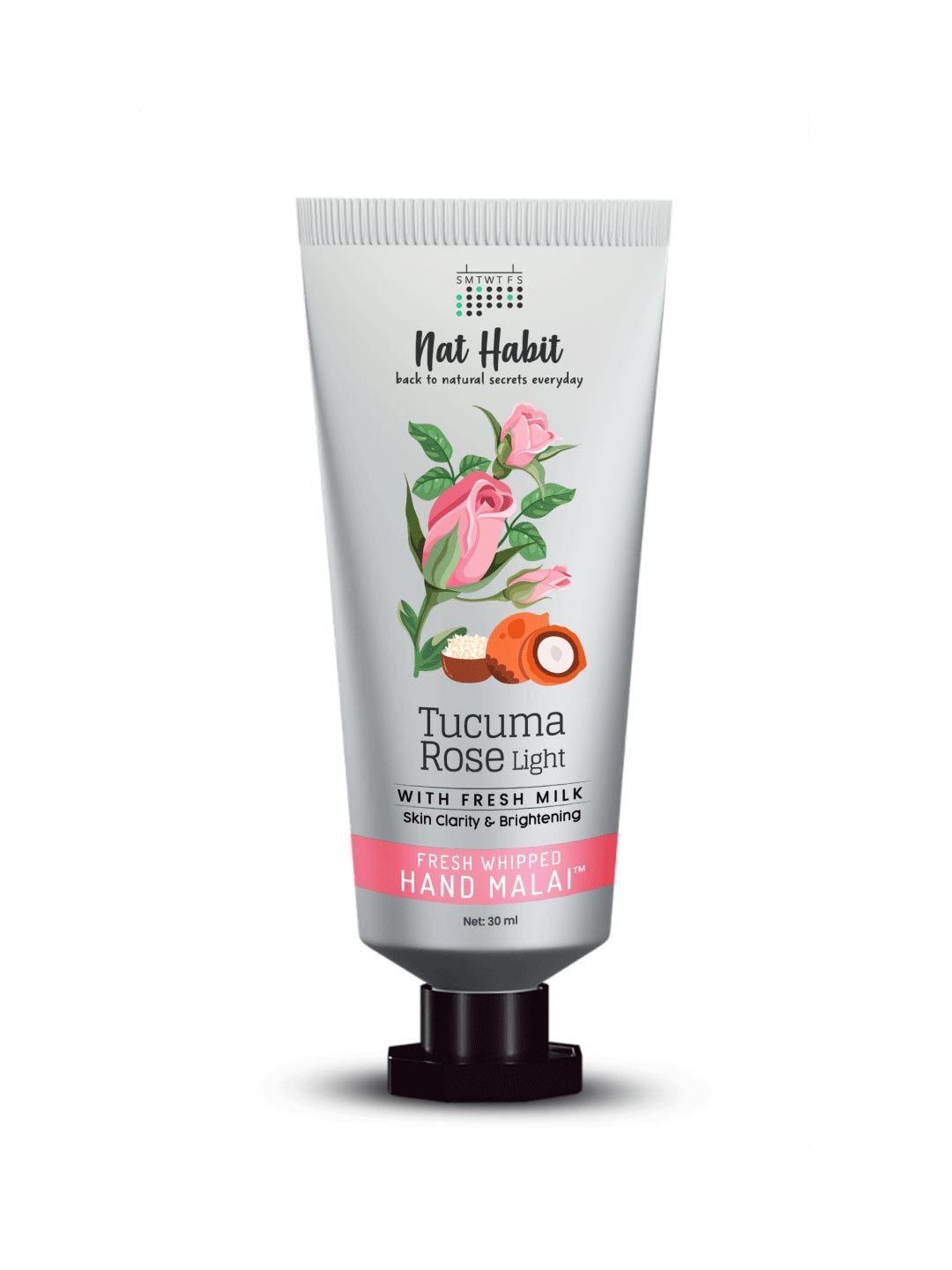 Nat Habit Set of 2 Tucuma Rose Light Fresh Whipped Hand Malai - 25 ml Each-picture-41