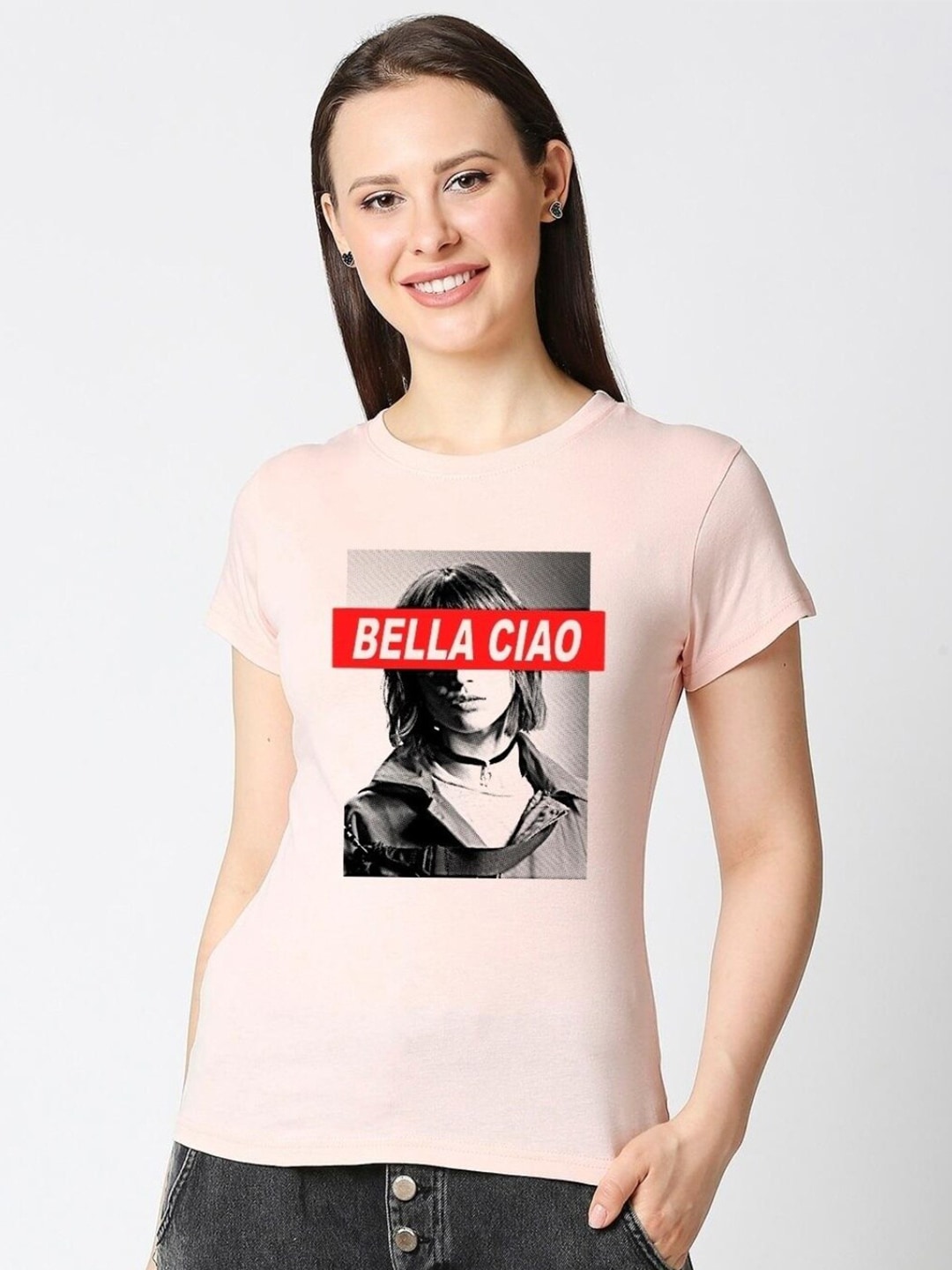 Bewakoof Bella Tokyo Graphic Printed Slim Fit T-shirt
