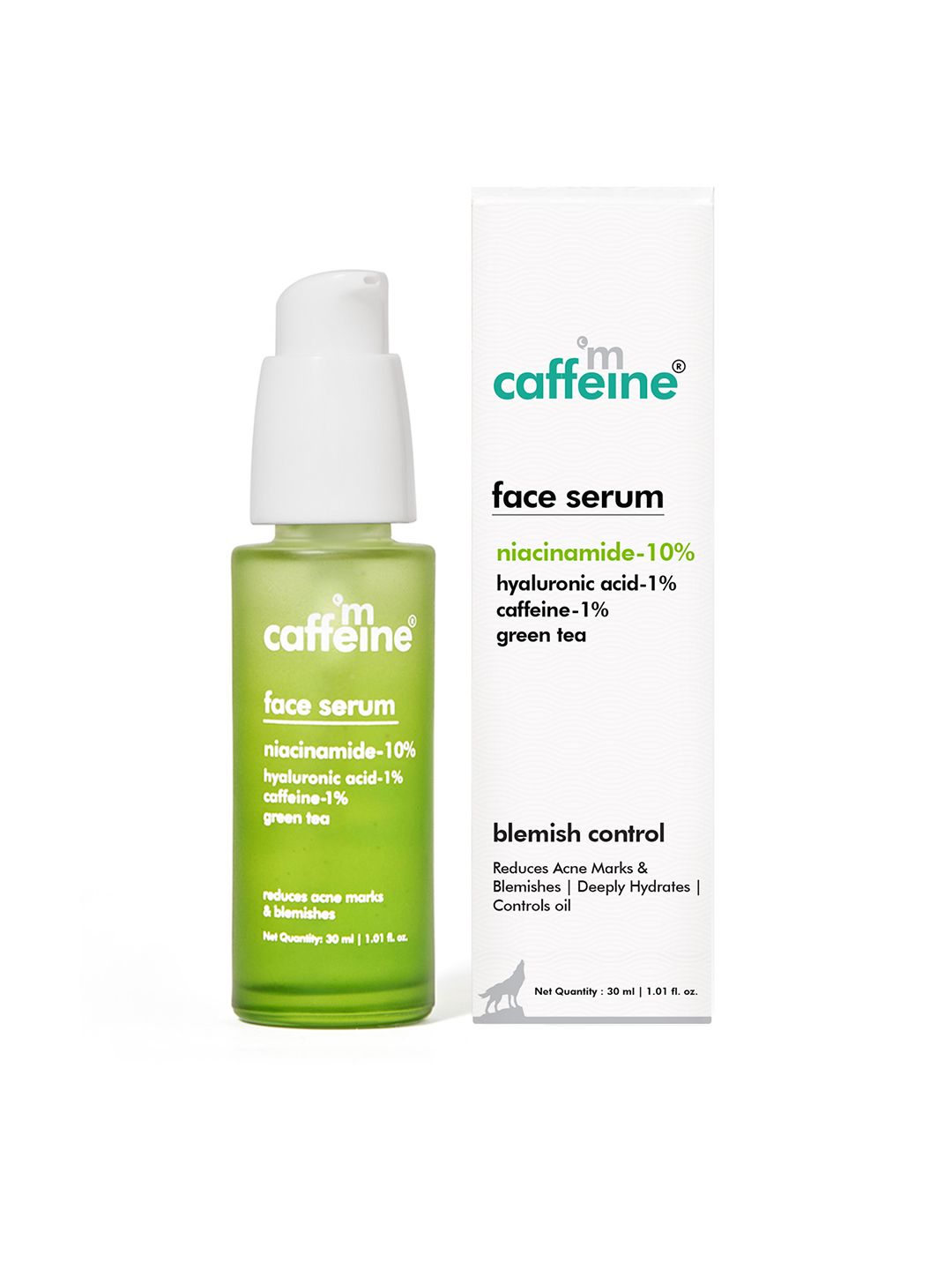 MCaffeine  10% Niacinamide Green Tea Face Serum - 30ml-picture-10