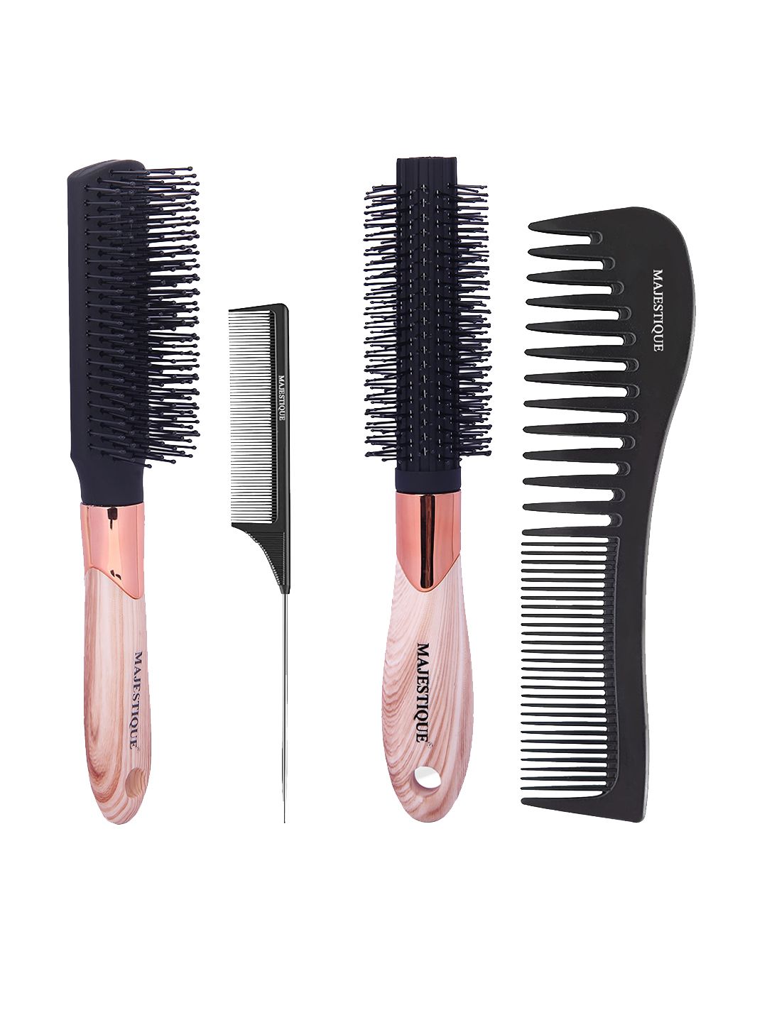 MAJESTIQUE Set Of 4 Study & Strong Hair Brushes-image-47