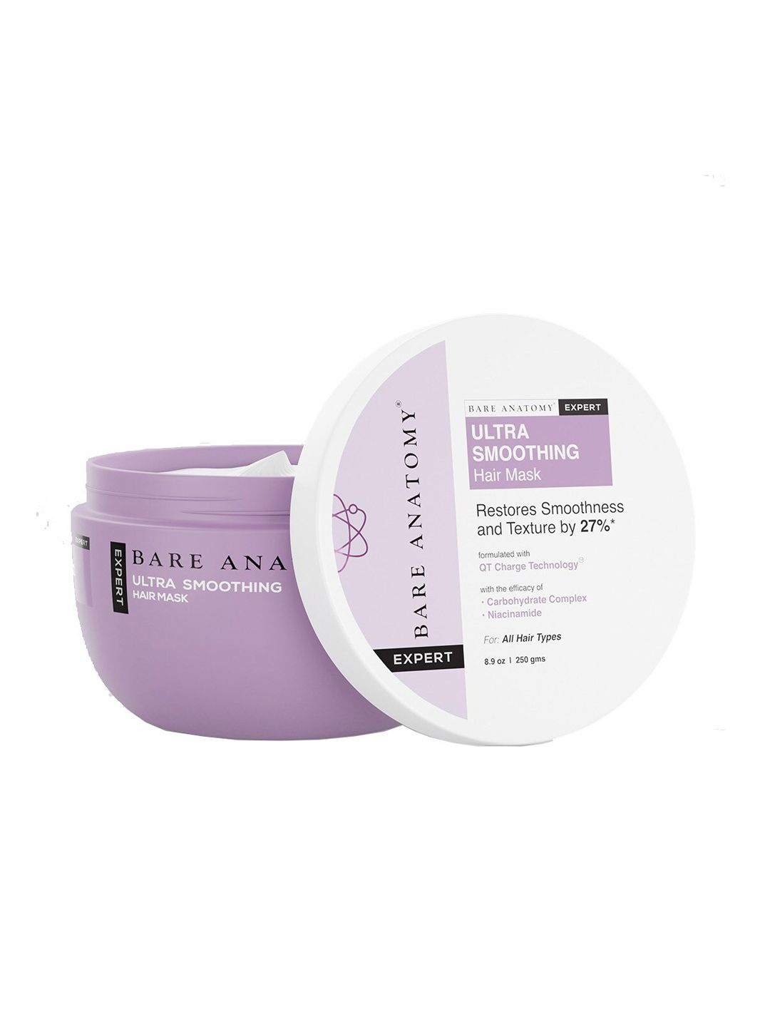 Bare Anatomy Expert Ultra Smoothing Hair Mask For Conditions Smoothens & Improves Hair Texture - 250 gm-picture-25
