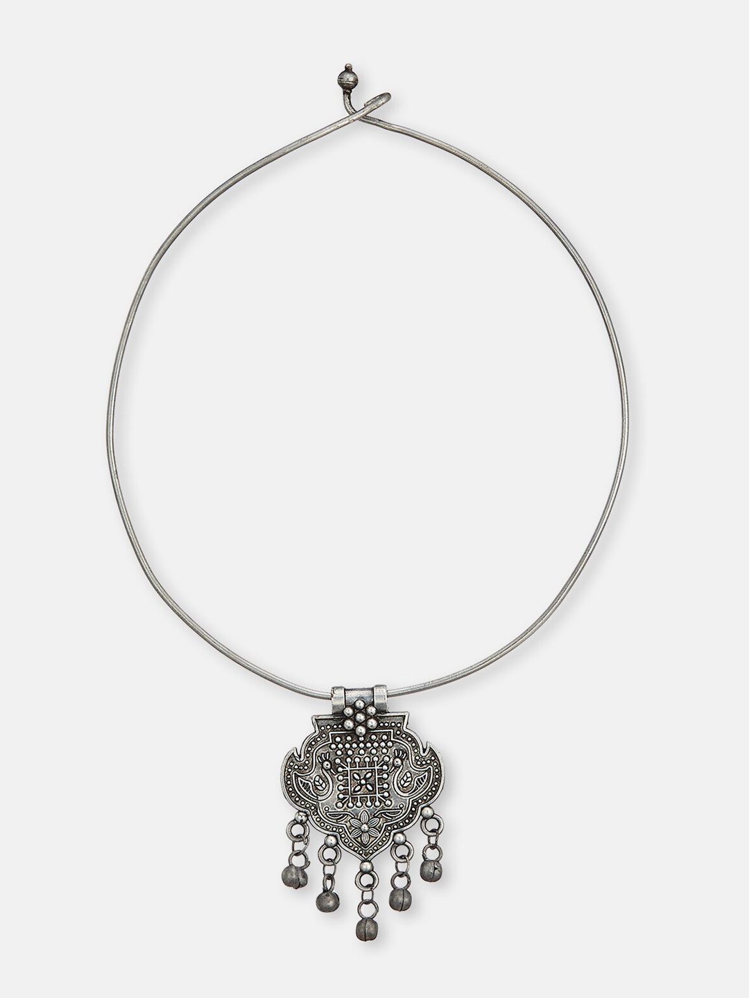 ATIBELLE Silver-Plated Necklace and Earrings
