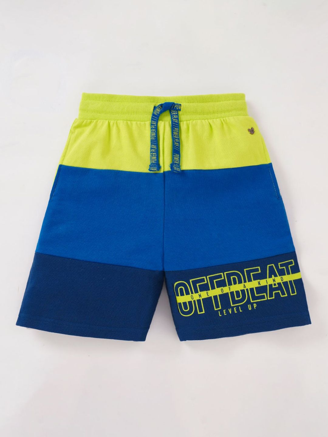 Ed-a-Mamma Boys Colourblocked Regular Fit Cotton Shorts-picture-20