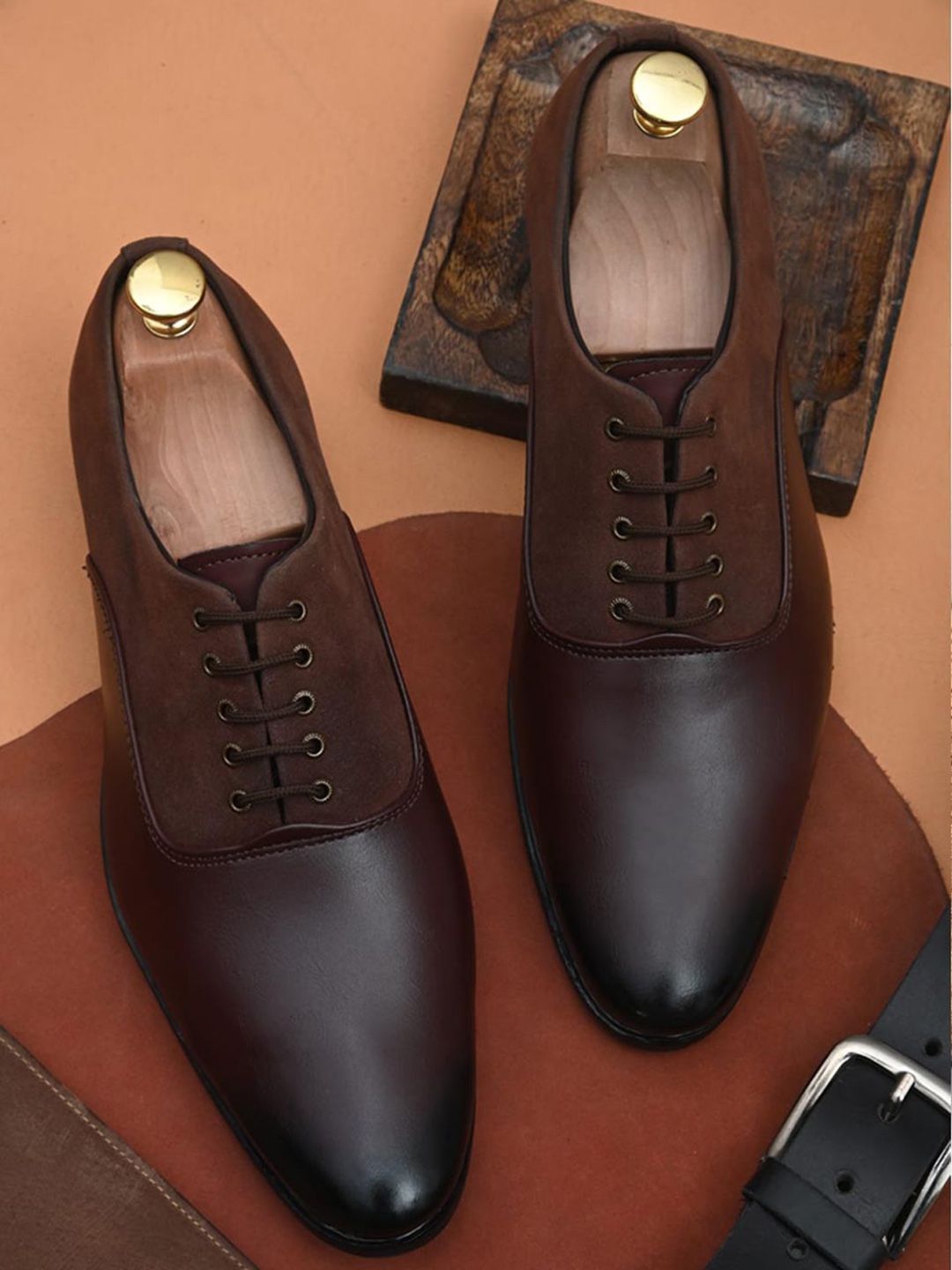 HERE&NOW Men Lace-Up Formal Oxfords-picture-53