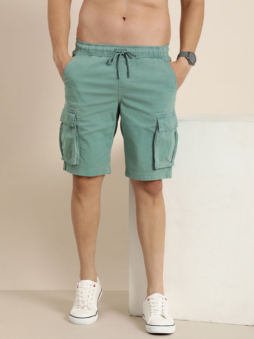 Moda Rapido Men Mid-Rise Cargo Shorts