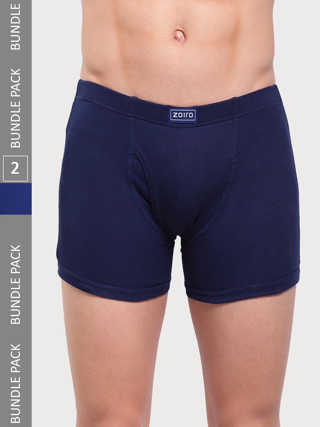 Zoiro Pack Of 2 Stretchable Anti pilling Inner Elastic Long Trunks-image-19