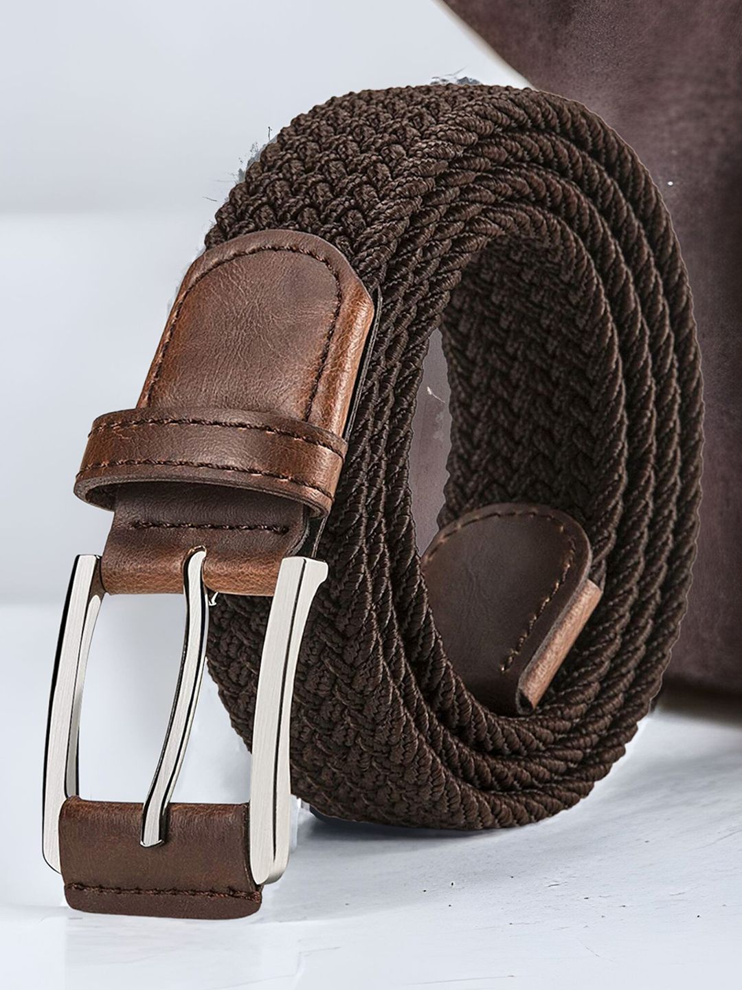 ZORO Men Textured Stretchable Wide Belt-picture-22
