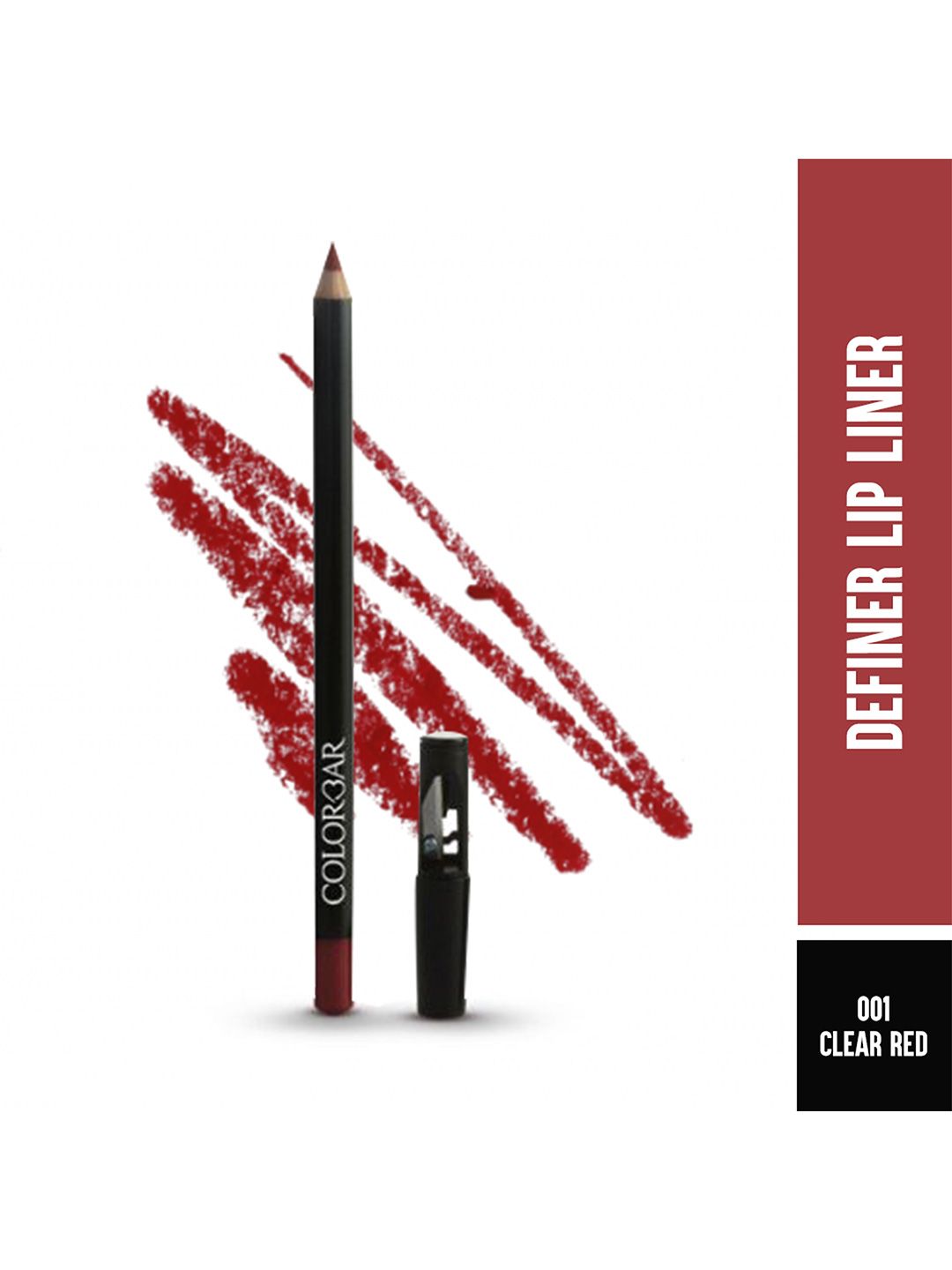 Colorbar Definer Lip Liner Pencil with Sharpener 1.45 g - Clear Red 001-picture-16