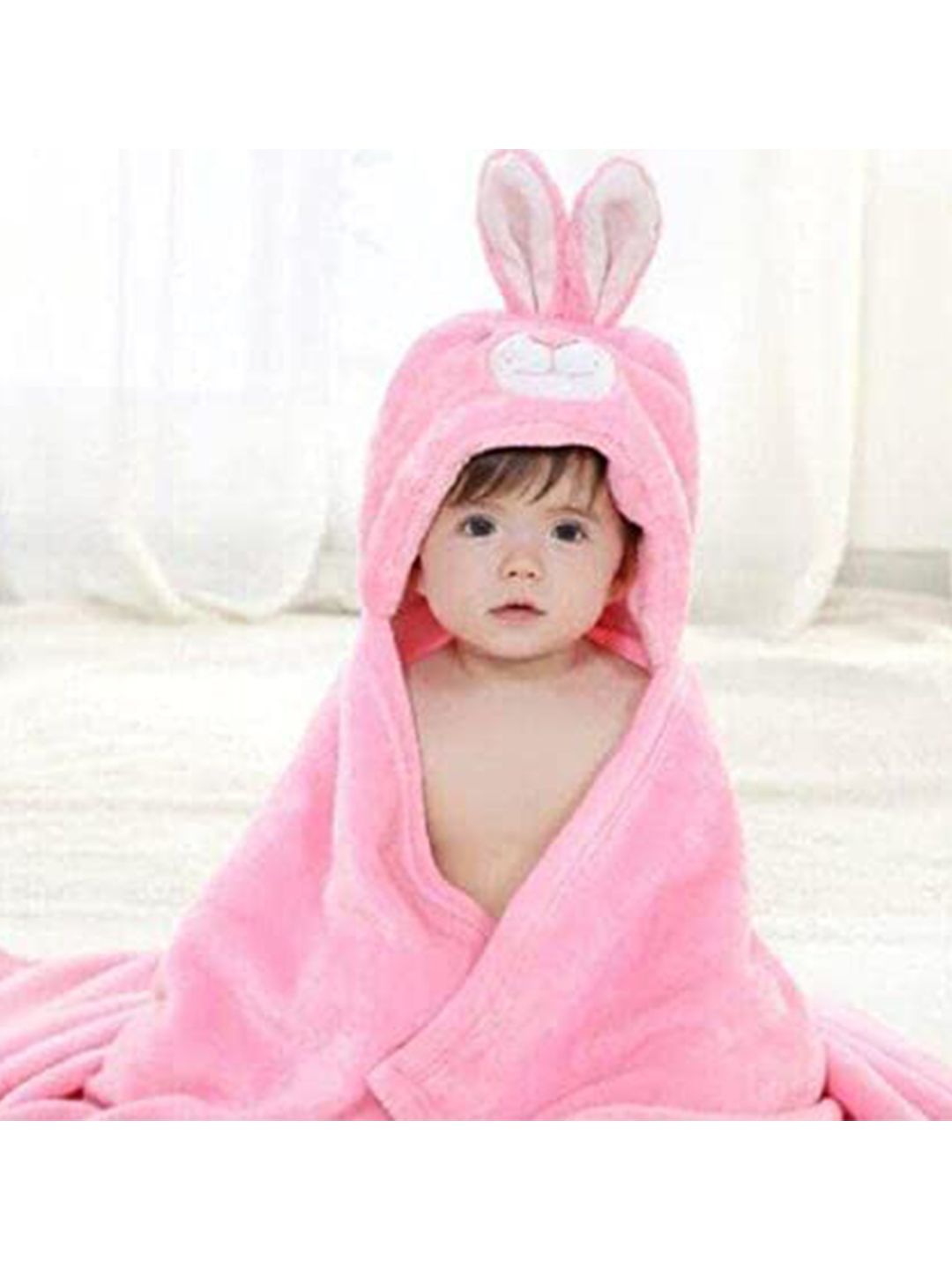Bajo's Infants Pink Lilo Stitch 350 GSM Bath Towel or Cloak-image-15