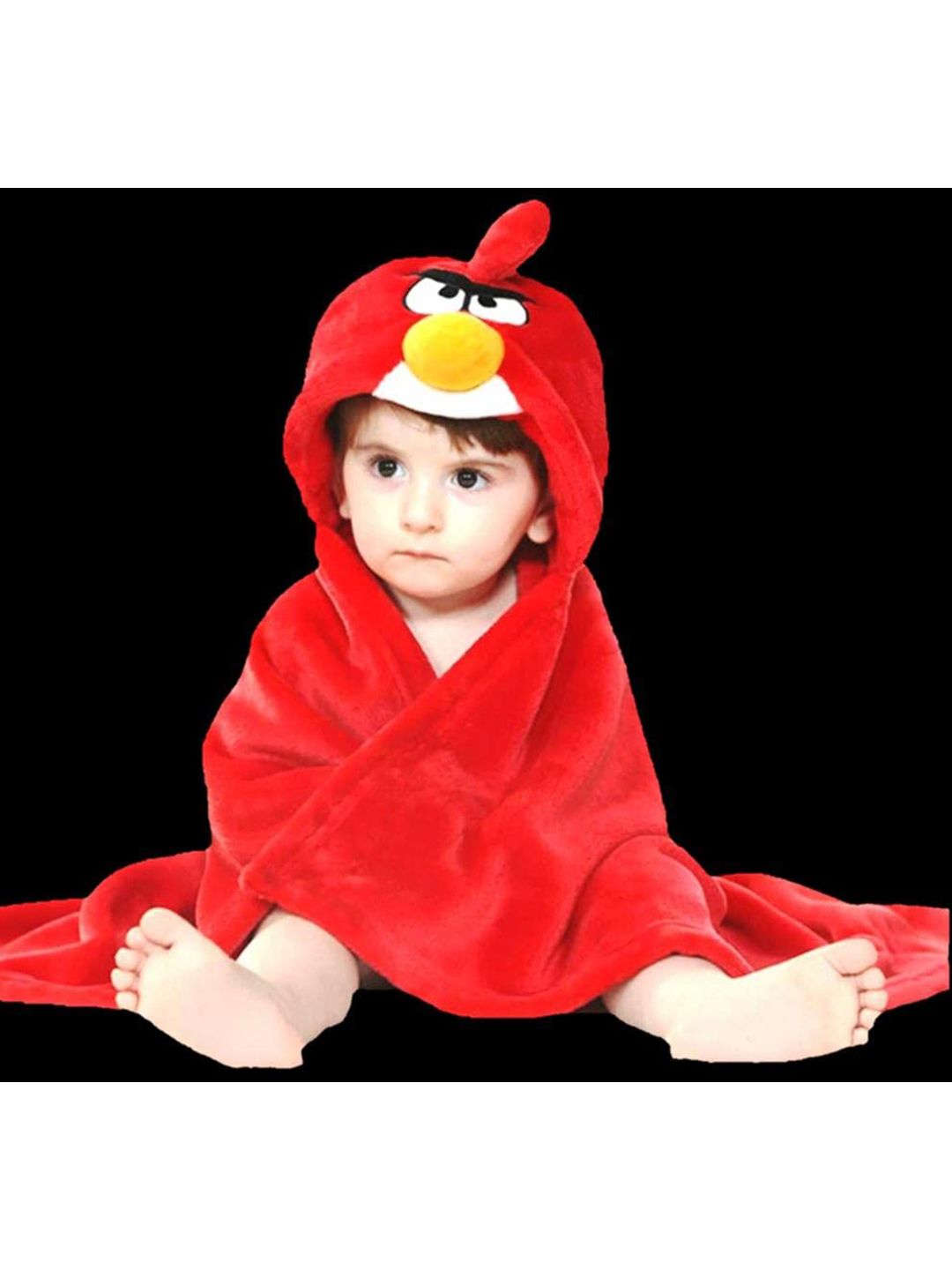 Bajo's Infants Red AC Room 350 GSM Single Bed Blanket or Towel or Baby Cloak-image-33