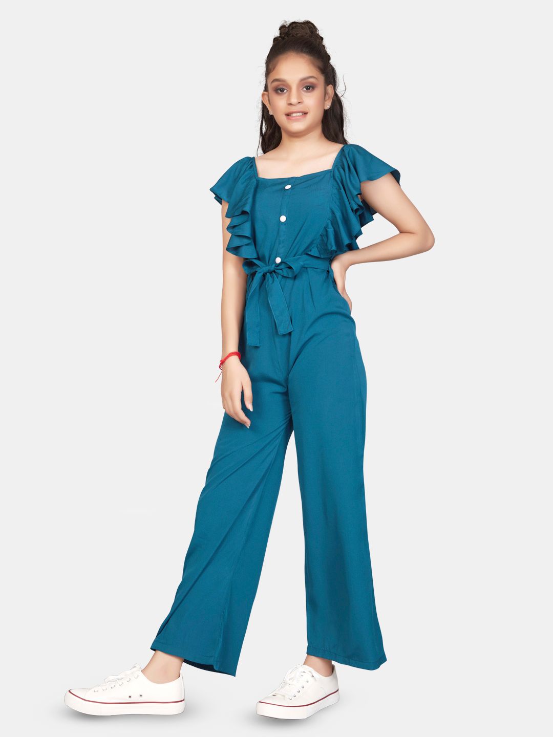 FASHION DREAM Girls Culotte Jumpsuit with Ruffles-picture-21