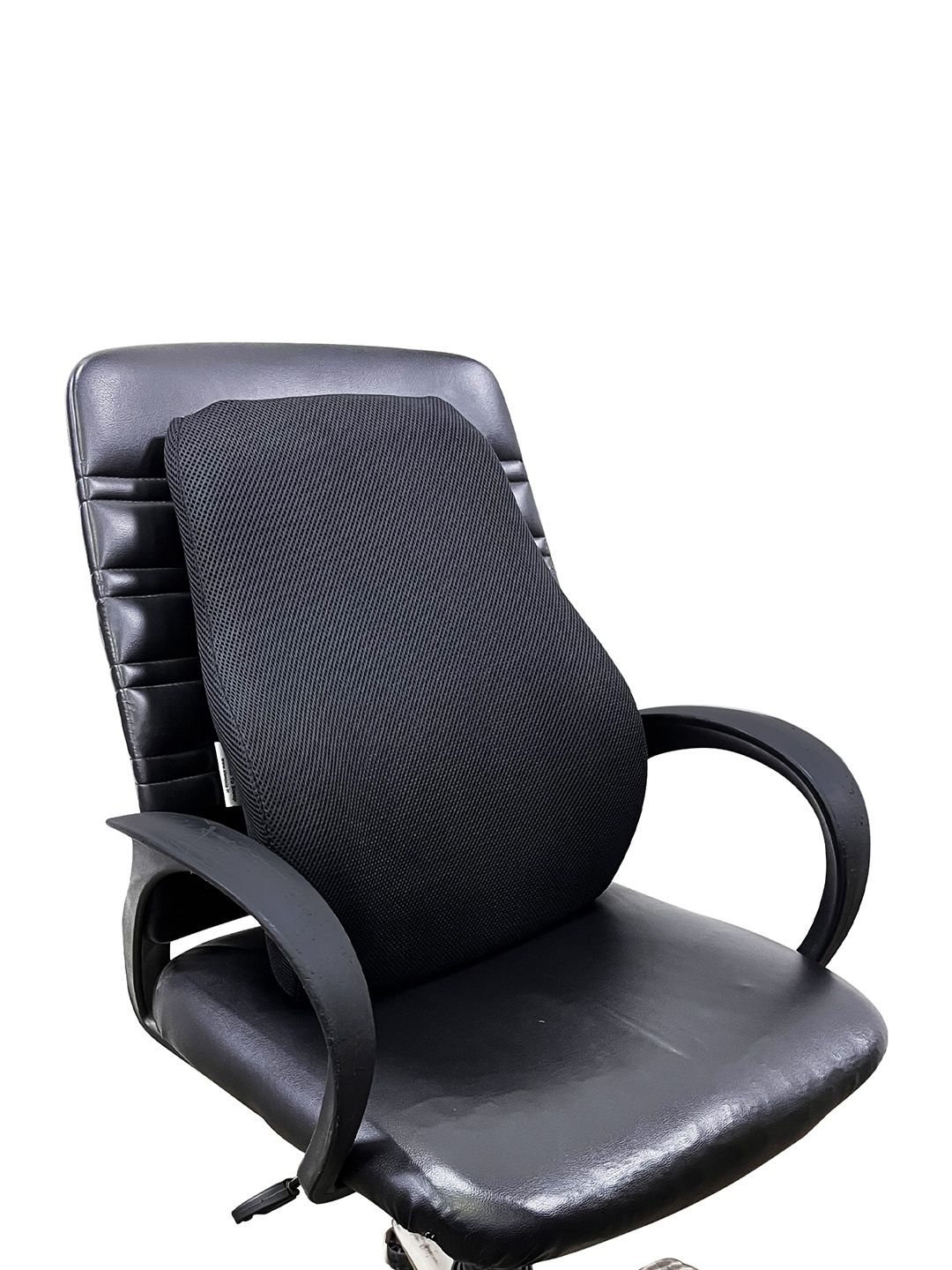 Sleepsia Black Lumbar Support Ventilated Gel Pillow-image-3