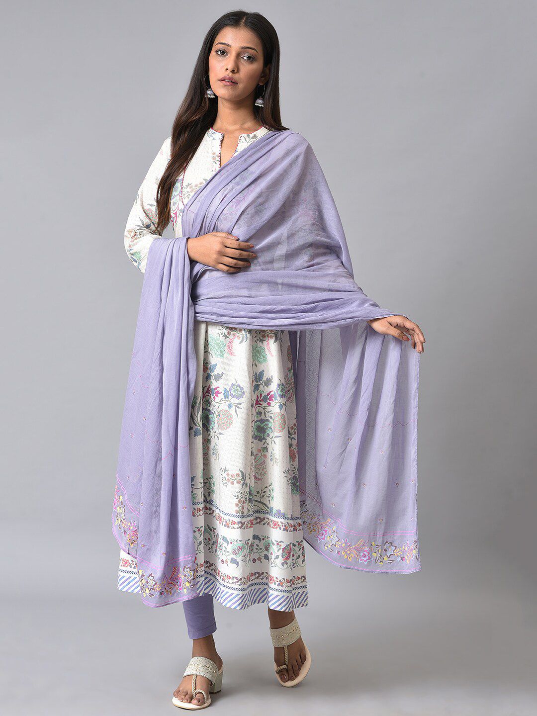 W Floral Printed Dupatta-picture-11