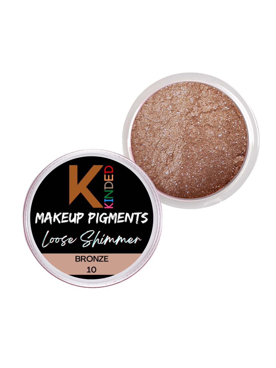 KINDED Makeup Pigments Loose Shimmer Eyeshadow 3g - Bronze 10-picture-12