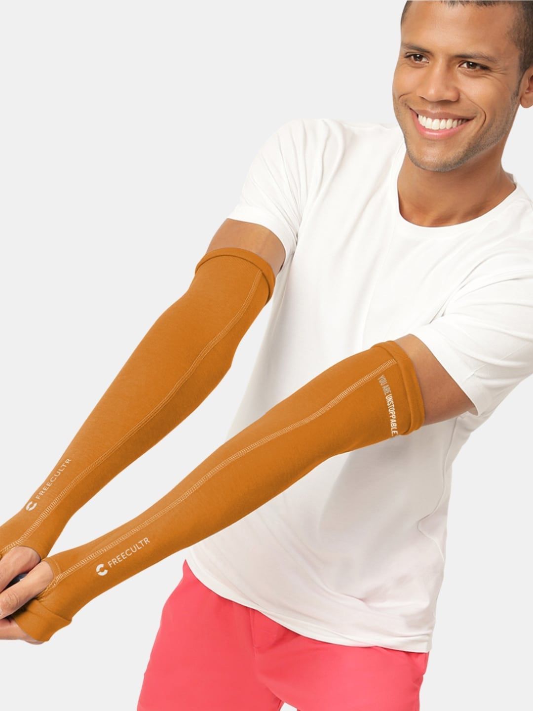 FREECULTR Bamboo Cotton Antibacterial Arm Sleeves Gloves-picture-18