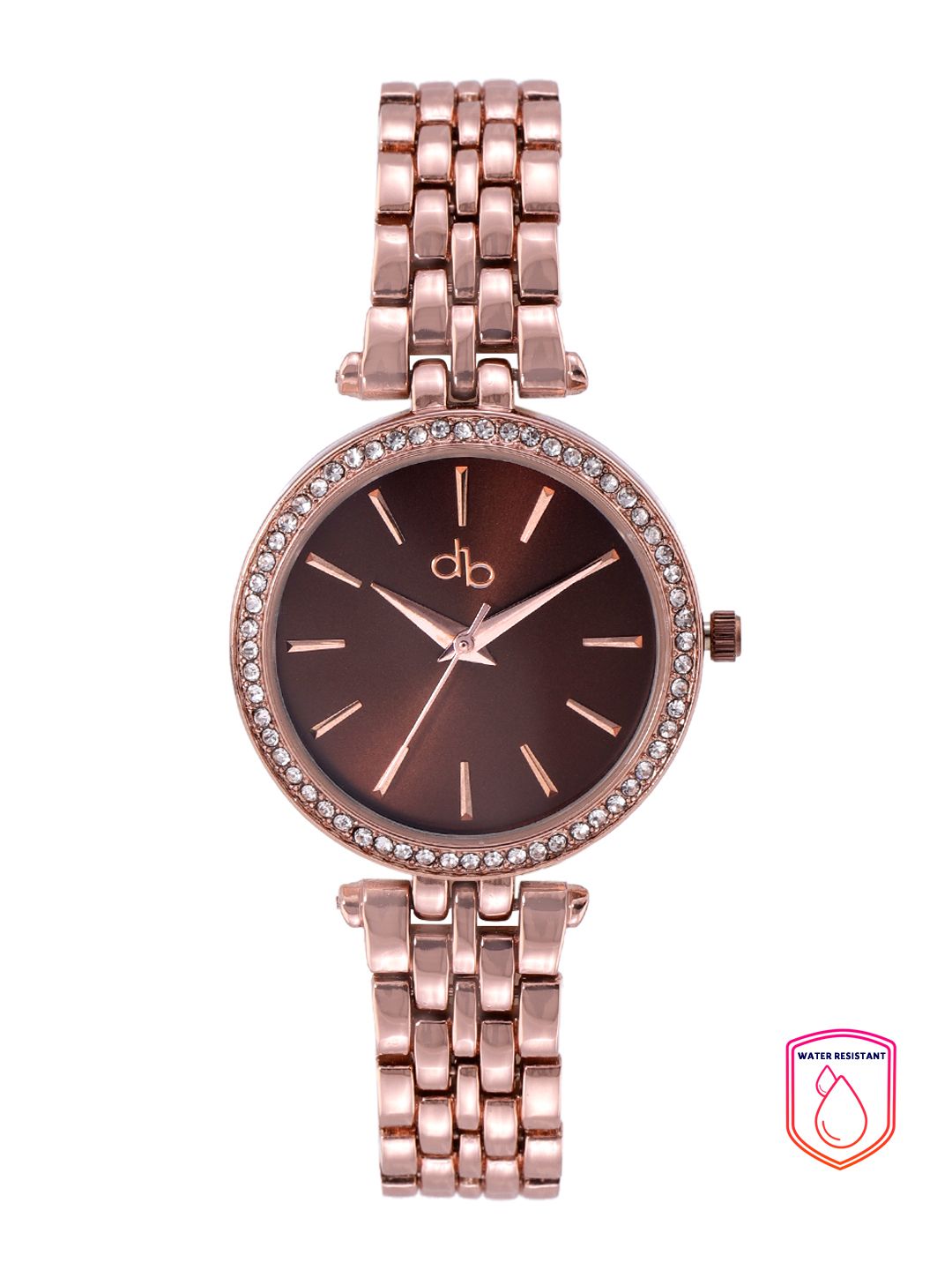 DressBerry Women Copper‑Toned Analogue Watch – ₹848