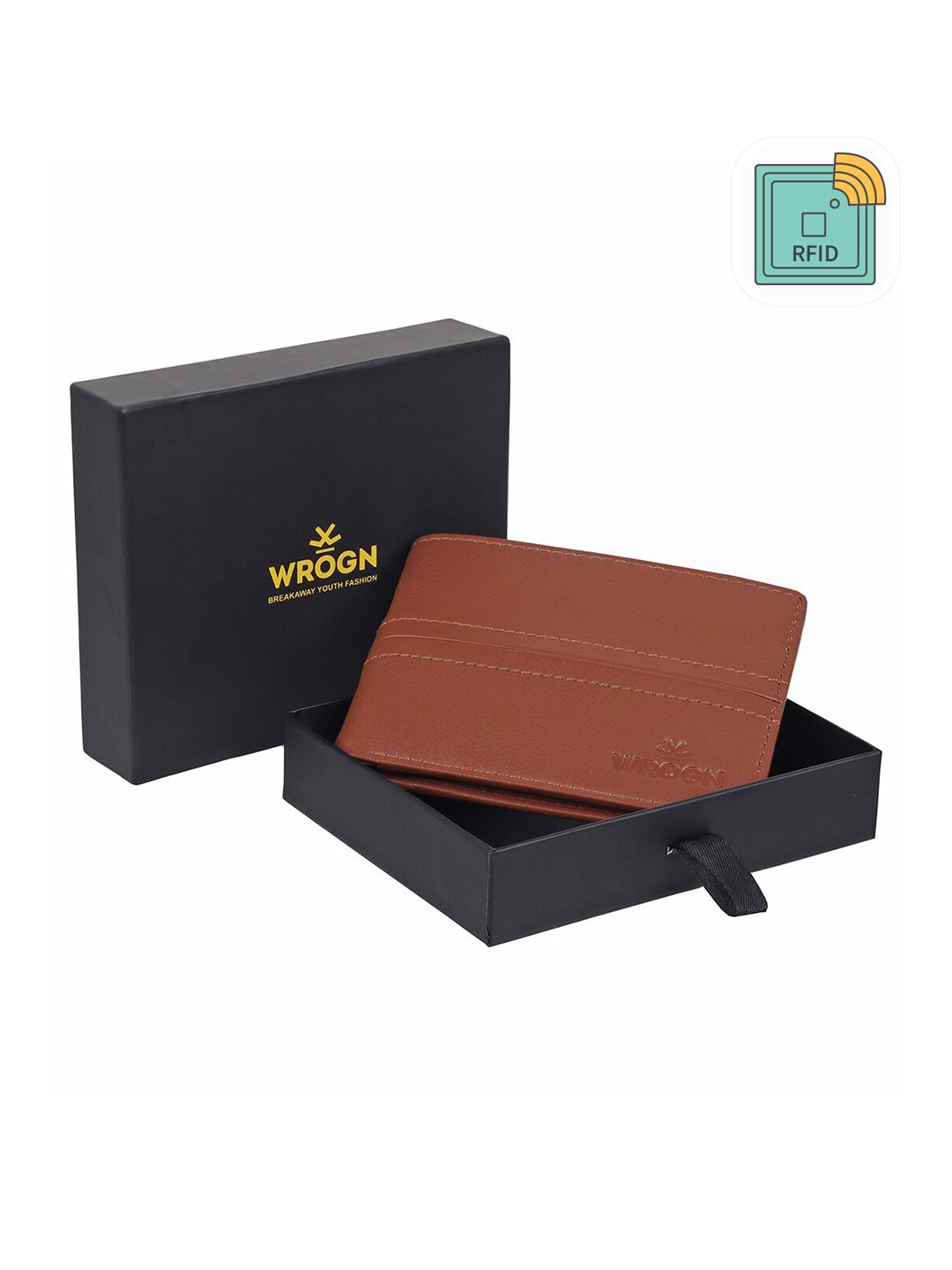 WROGN Men Leather RFID Two Fold Wallet-picture-50