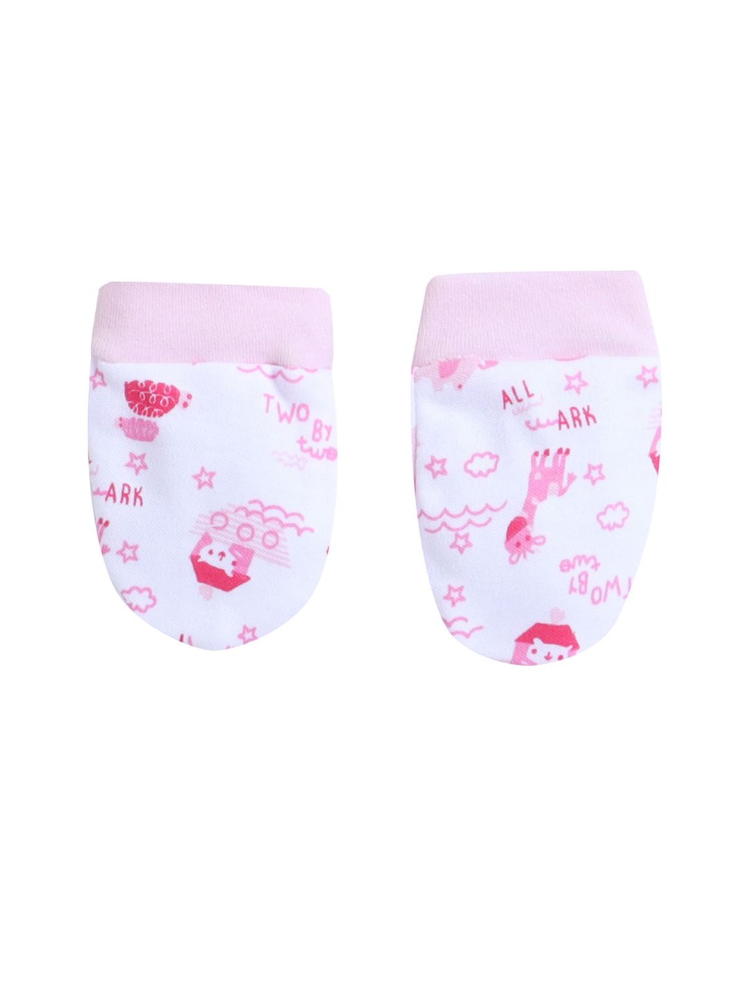 EIO Infants Pack Of 6 Printed Pure Cotton Baby Apparel Gift Set