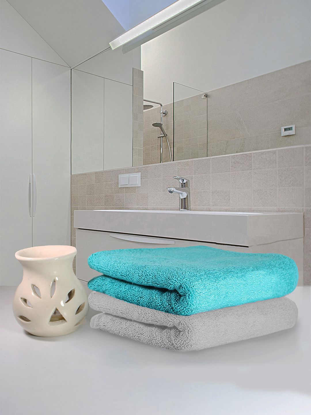 HEELIUM Unisex Super Soft & Quick Absorbent 600 GSM Bamboo Hand Towel-picture-47