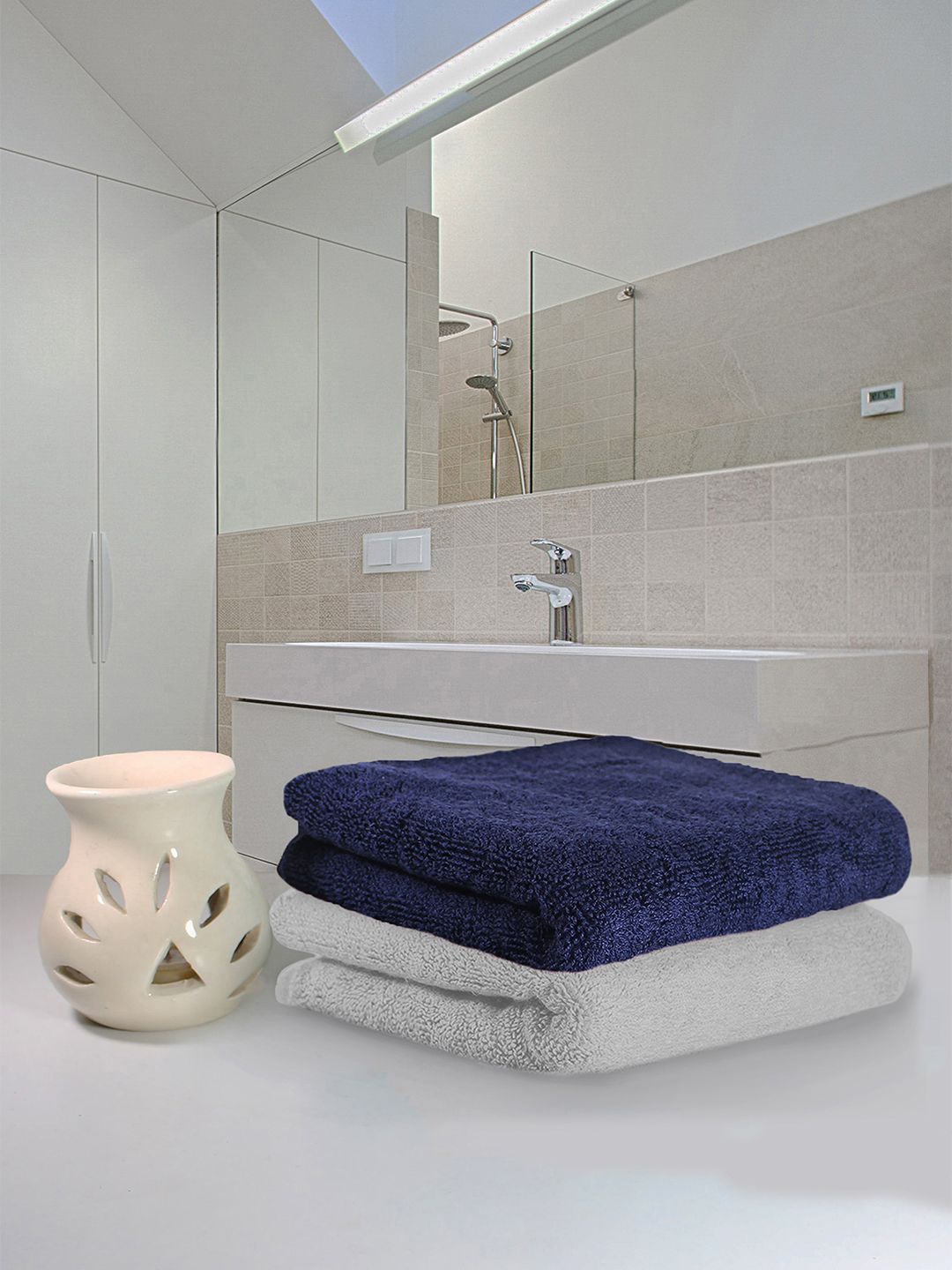 HEELIUM Unisex Super Soft & Quick Absorbent 600 GSM Bamboo Hand Towel-picture-40
