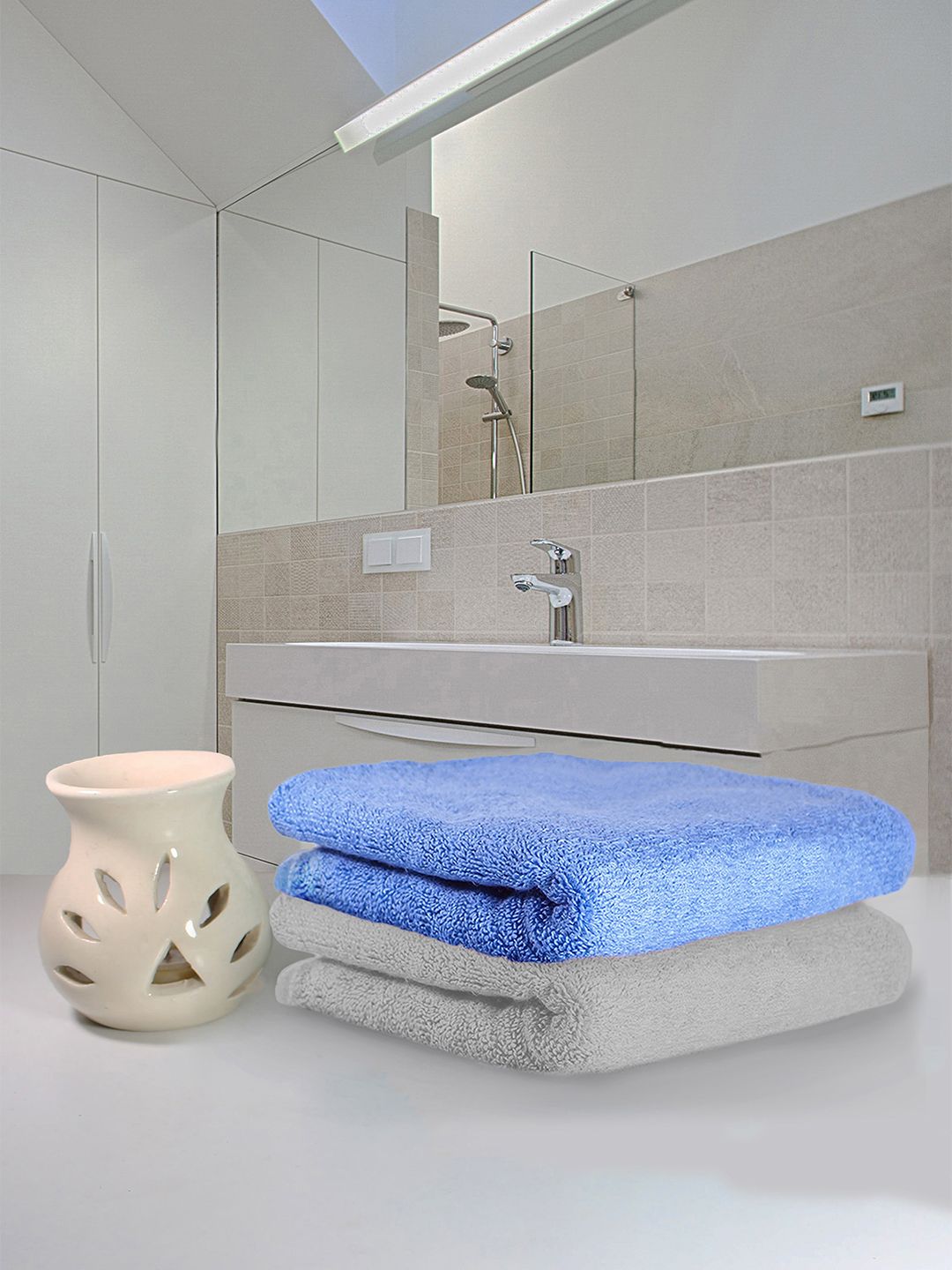 HEELIUM Unisex Super Soft & Quick Absorbent 600 GSM Bamboo Hand Towel-picture-38