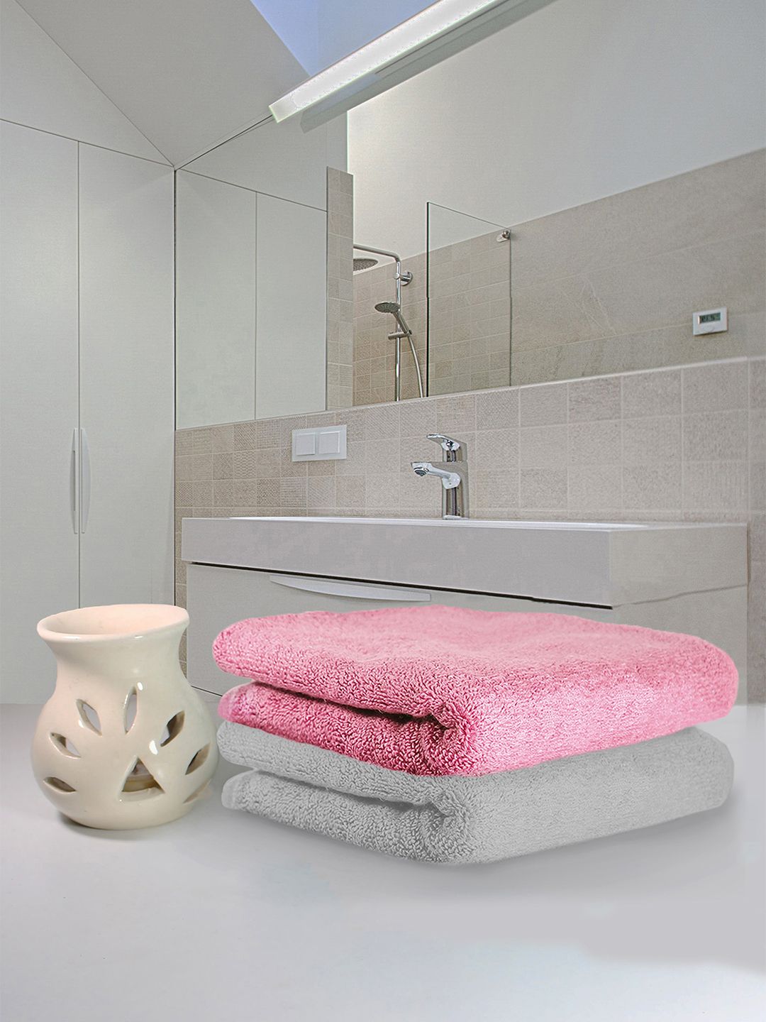 Heelium Unisex Super Soft & Quick Absorbent 600 GSM Bamboo Hand Towel-picture-43