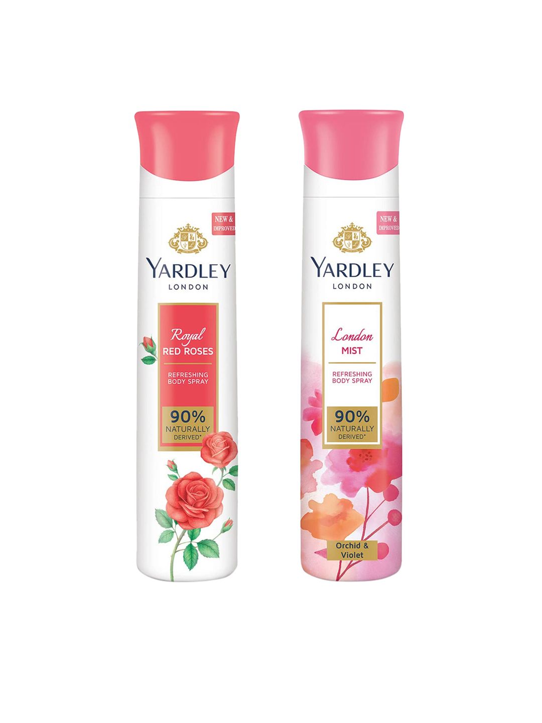 YARDLEY LONDON Women Set Of 2 Deodorant - London Mist & Royal Red Roses - 150ml Each-image-22